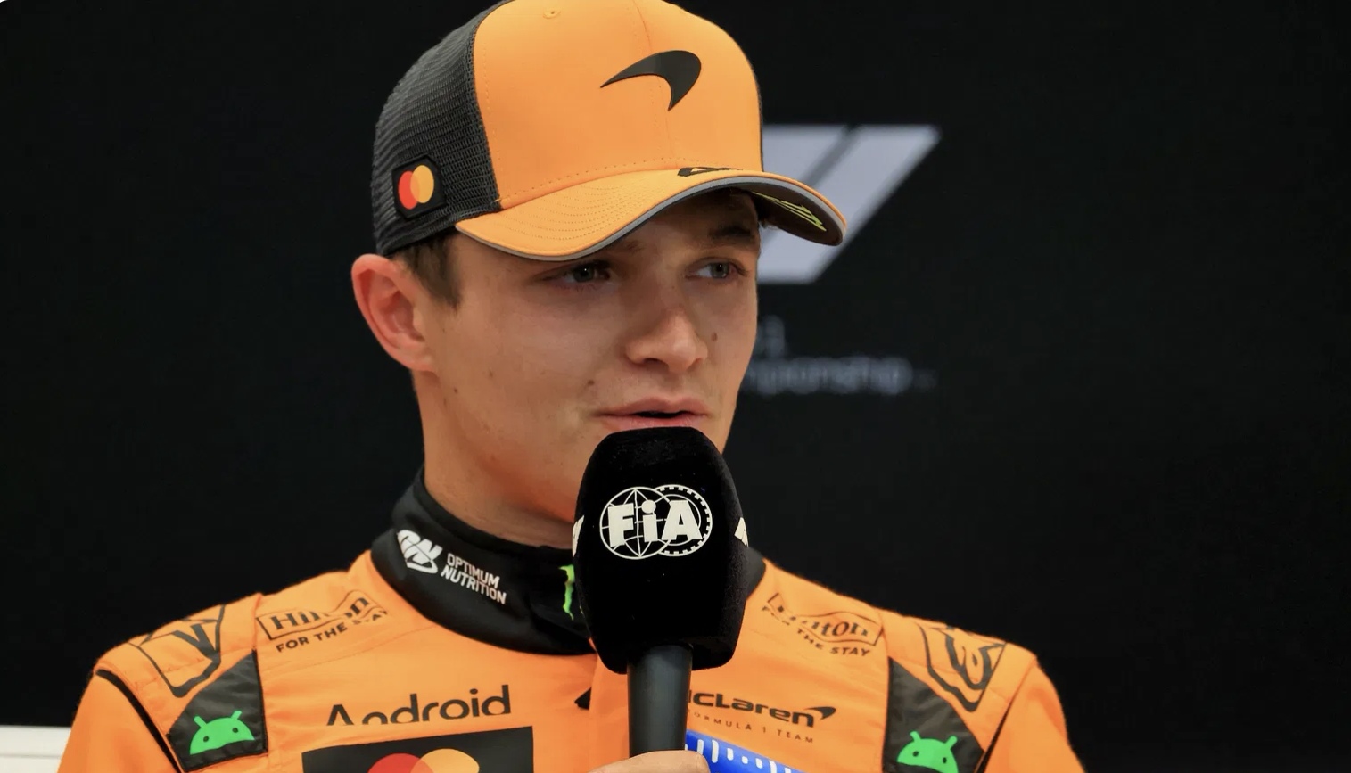 Lando Norris. (Crash)