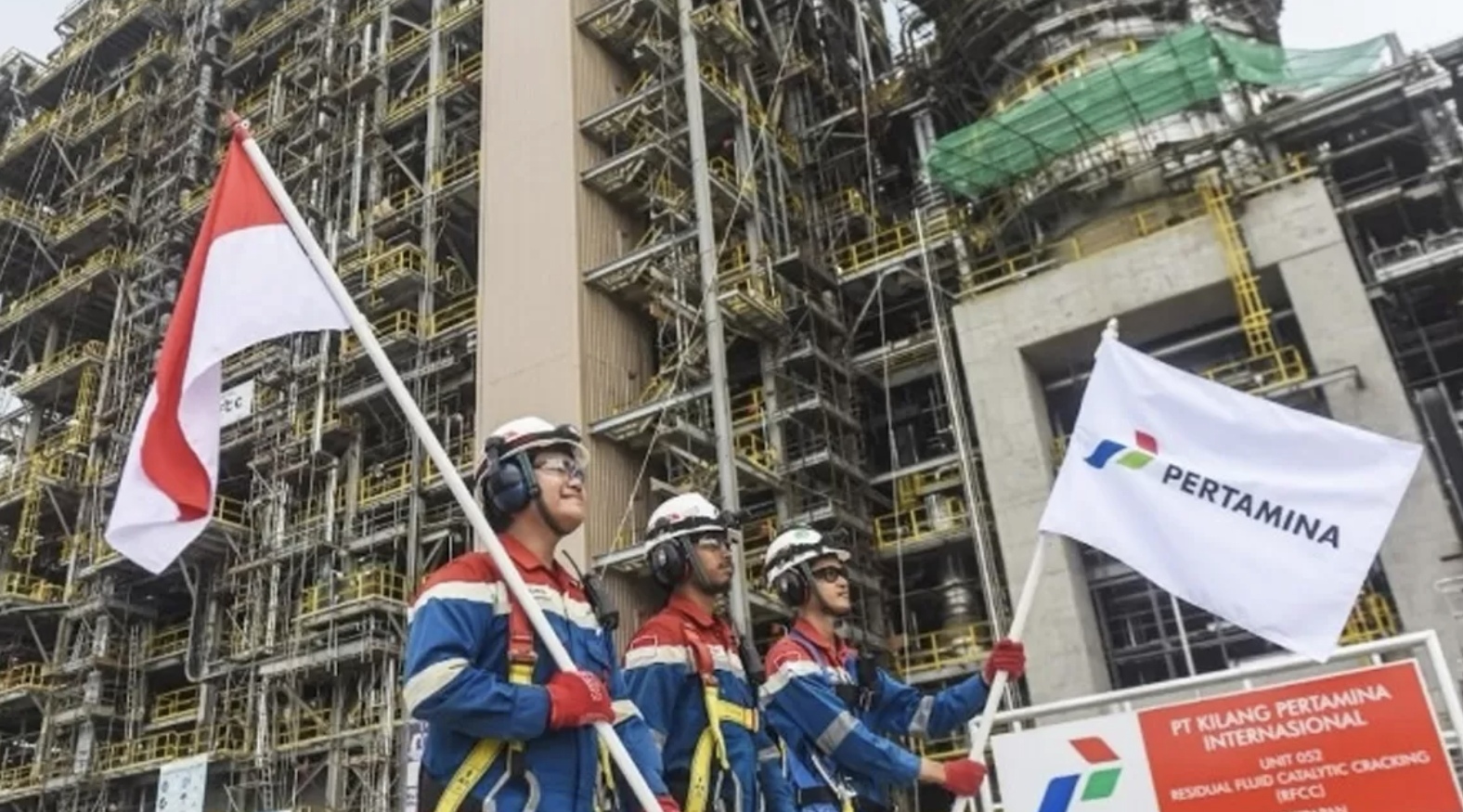 Pertamina resmi melakukan pengoperasian awal unit utama pengolahan atau Residual Fluid Catalytic Cracking (RFCC) Complex hasil Proyek Refinery Development Master Plan (RDMP) di Balikpapan/(Istimewa).