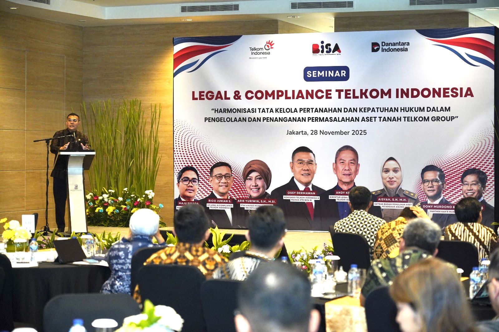 ASET: Wakil Menteri ATR/BPN Ossy Dermawan mengingatkan pengelolaan aset pertanahan diperlikan tata kelola pertanahan yang kuat agar milik negara tetap aman. (ATR/BPN)
