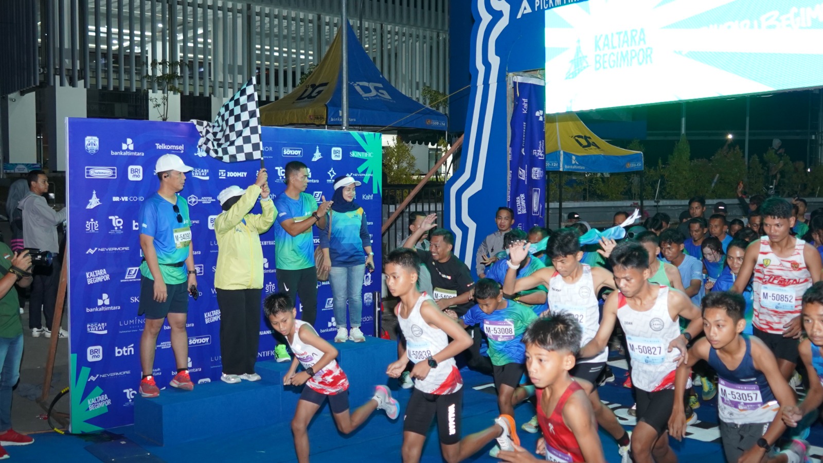 Ribuan pelari di Event Kaltara Begimpor 2025  lalu. (DKISP KALTARA)