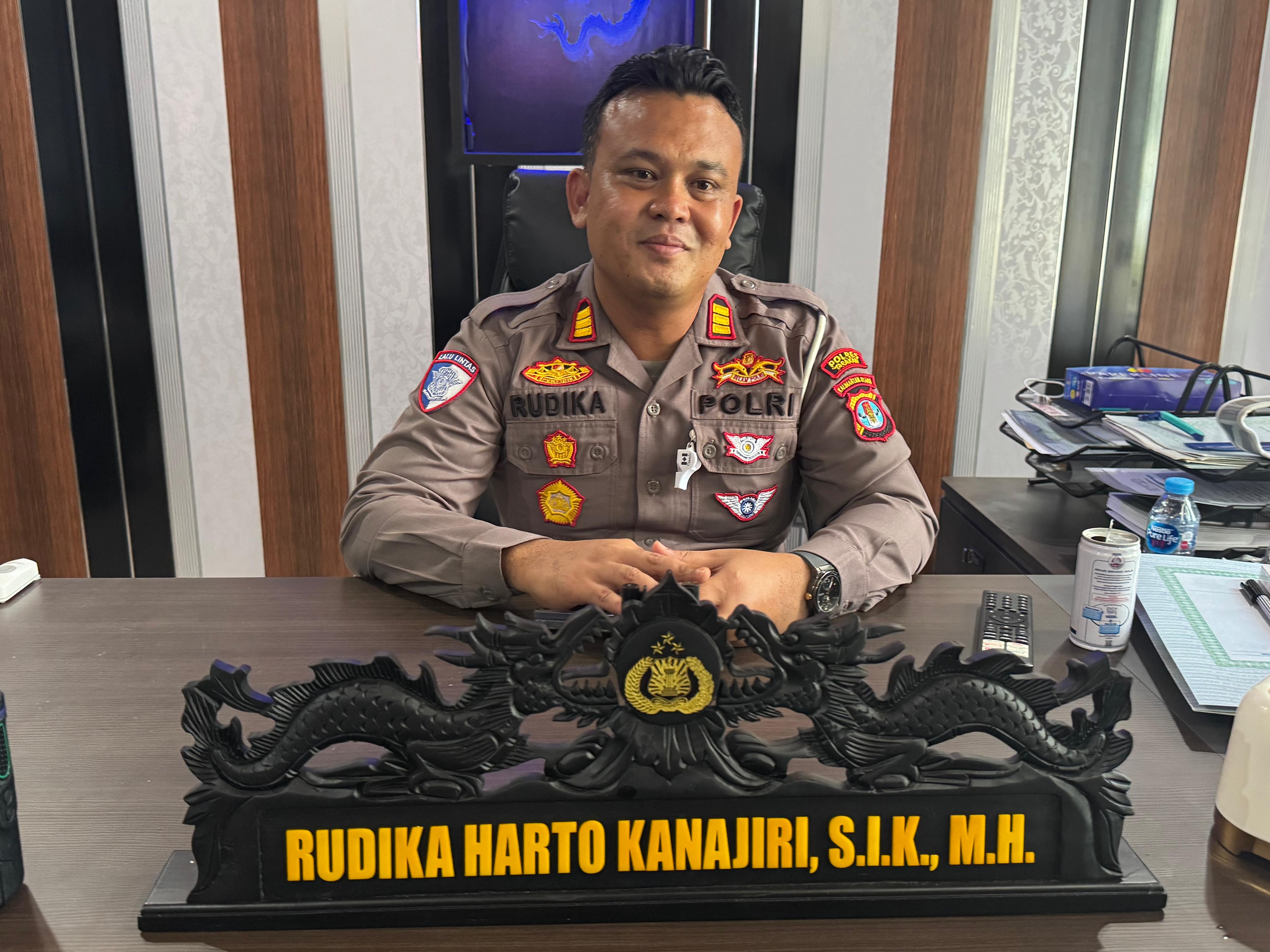Kasat Lantas Polres Tarakan AKP Rudika Harto Kanjiri. (SEPTIAN ASMADI/HRK)