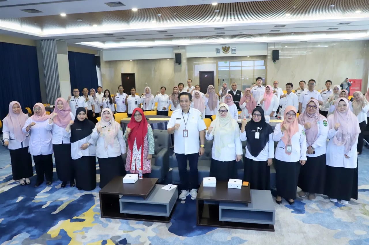 SINKRONISASI: Koordinasi dan Sinkronisasi Penyelenggaraan PUG dengan tema Mewujudkan Pembangunan Berkeadilan Gender Melalui Perencanaan dan Penganggaran di Inspektorat Kaltim, Rabu (3/12).