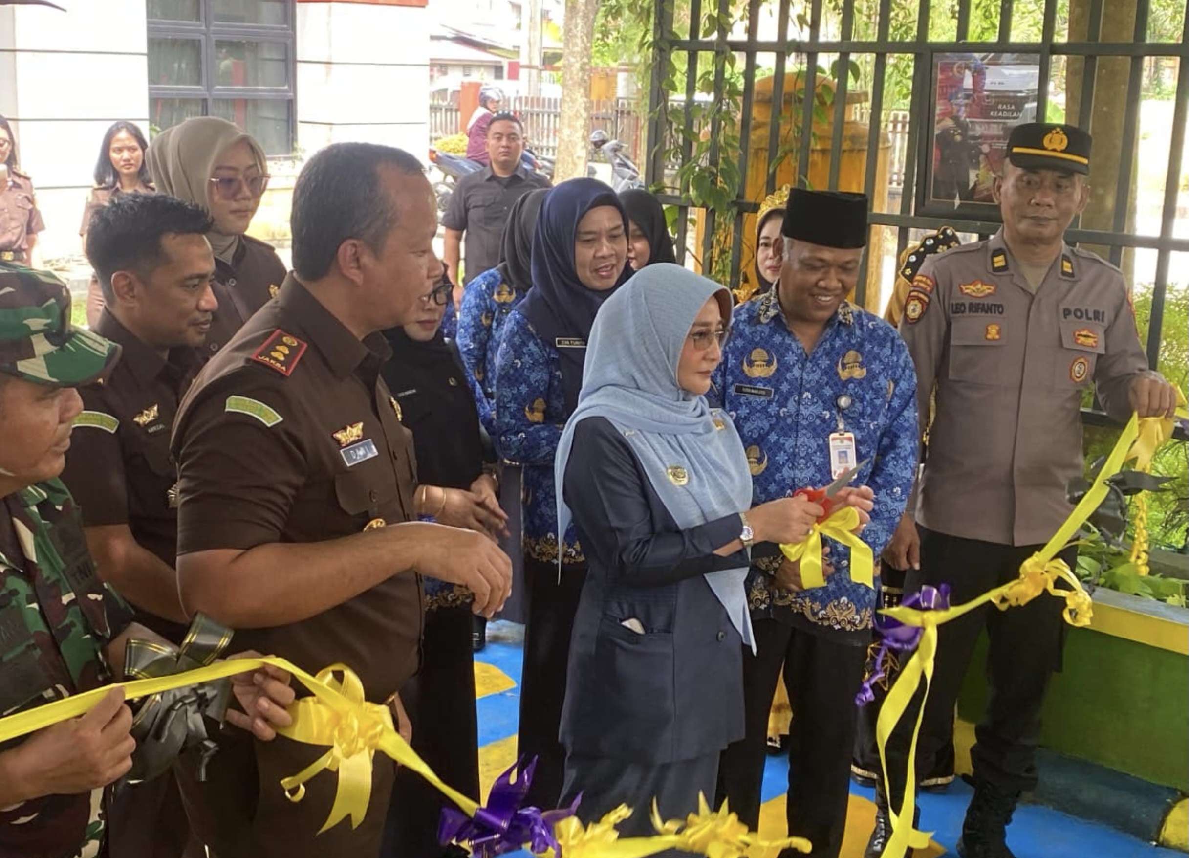 DIRESMIKAM: Penyelesaian perkara tak harus melalui jalur hukum, lewat Rumah Restorative Justice menjadi upaya lain penyelesaian perkara diluar jalur hukum. (SENO/BP)