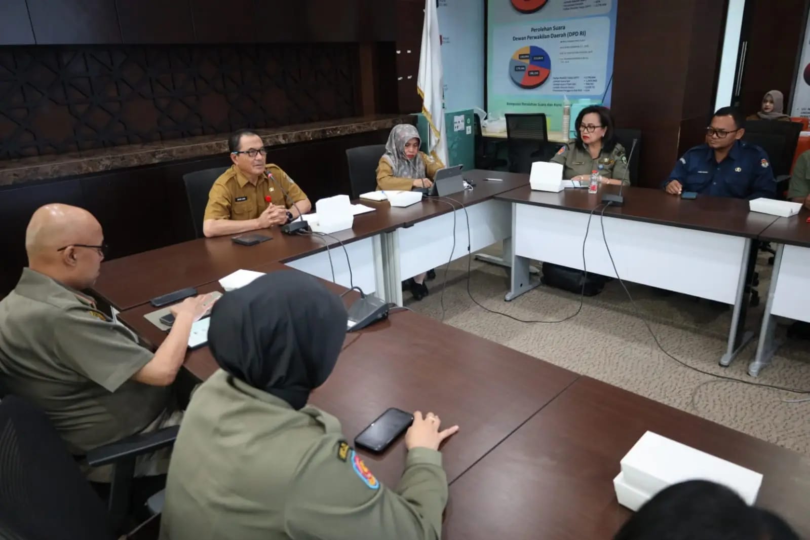 POLITIK: Kesbangpol Kaltim saat melaksanakan Rapat Pemantauan Perkembangan Politik di Daerah Tahun 2025, Selasa (9/12). (DISKOMINFO KALTIM UNTUK BERAU POST)