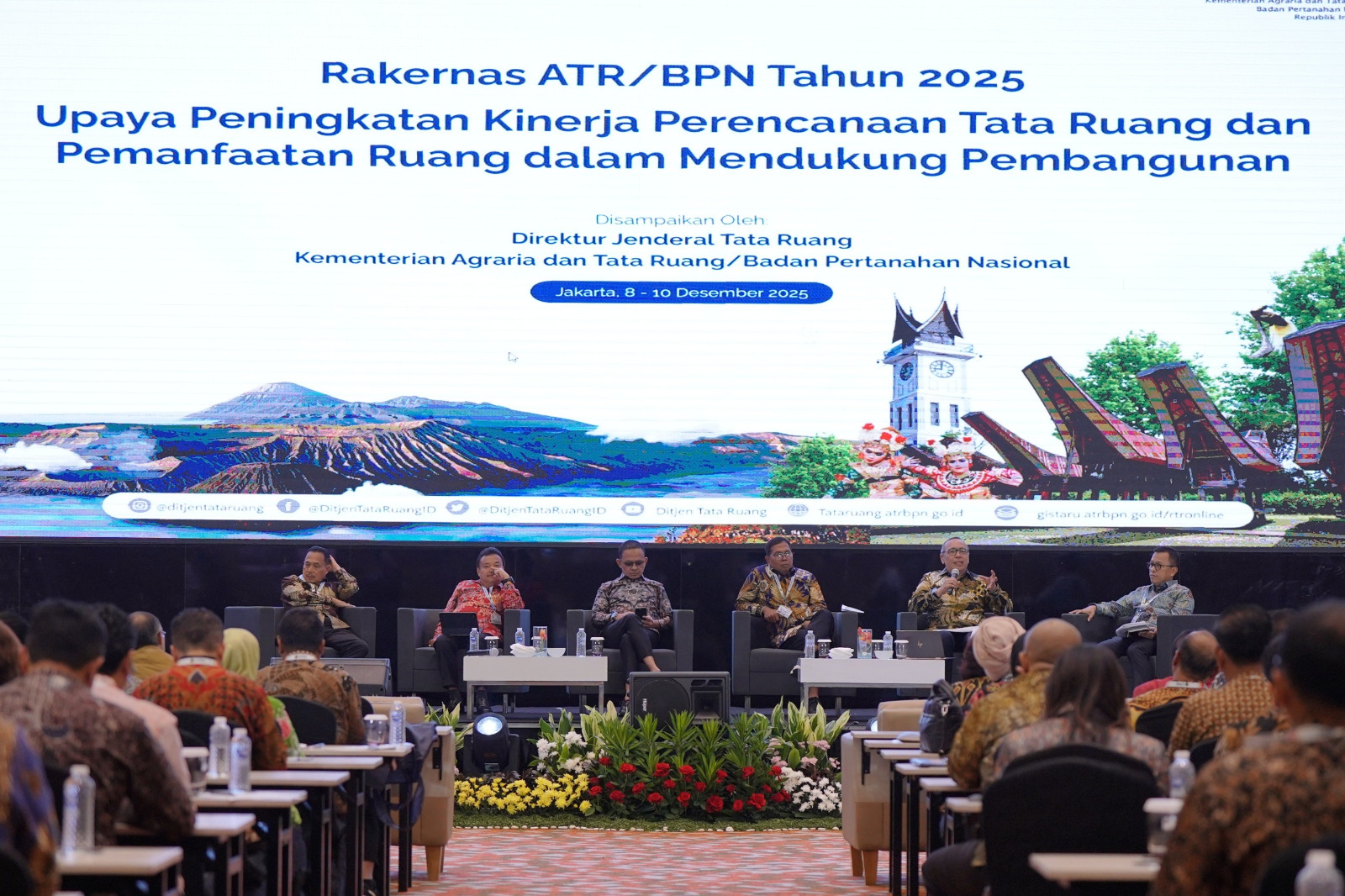REVISI: Kementerian ATR/BPN saat ini menyusun kembali revisi sejumlah peraturan terkait tata ruang agar bisa lebih dinamis terhadap tantangan bencana dan perubahan iklim. (ATR/BPN)