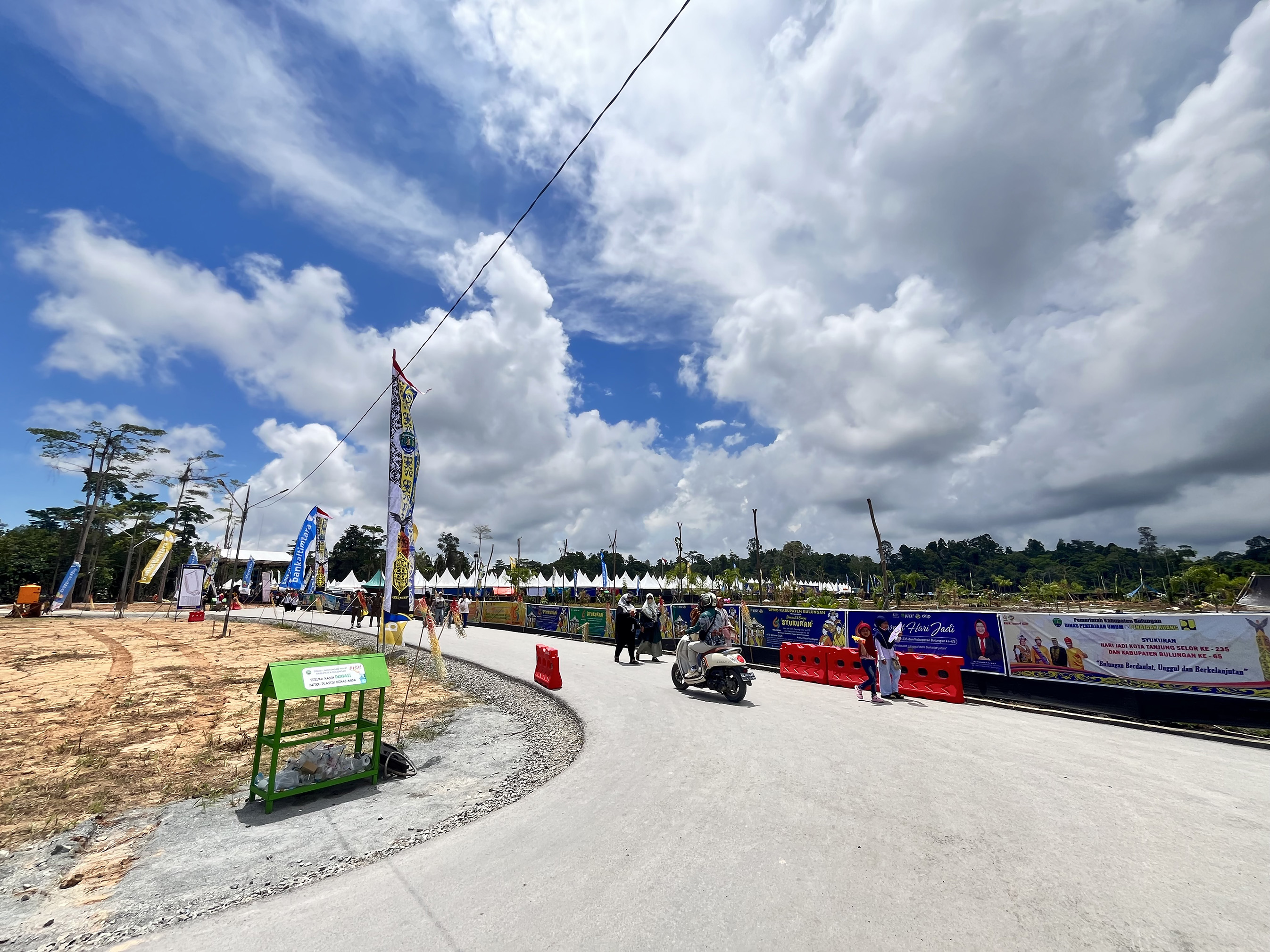 FOKUS PENGEMBANGAN: Kawasan Kebun Raya Bundayati Tanjung Selor menjadi destinasi bagi masyarakat. (FAISAL/HRK)