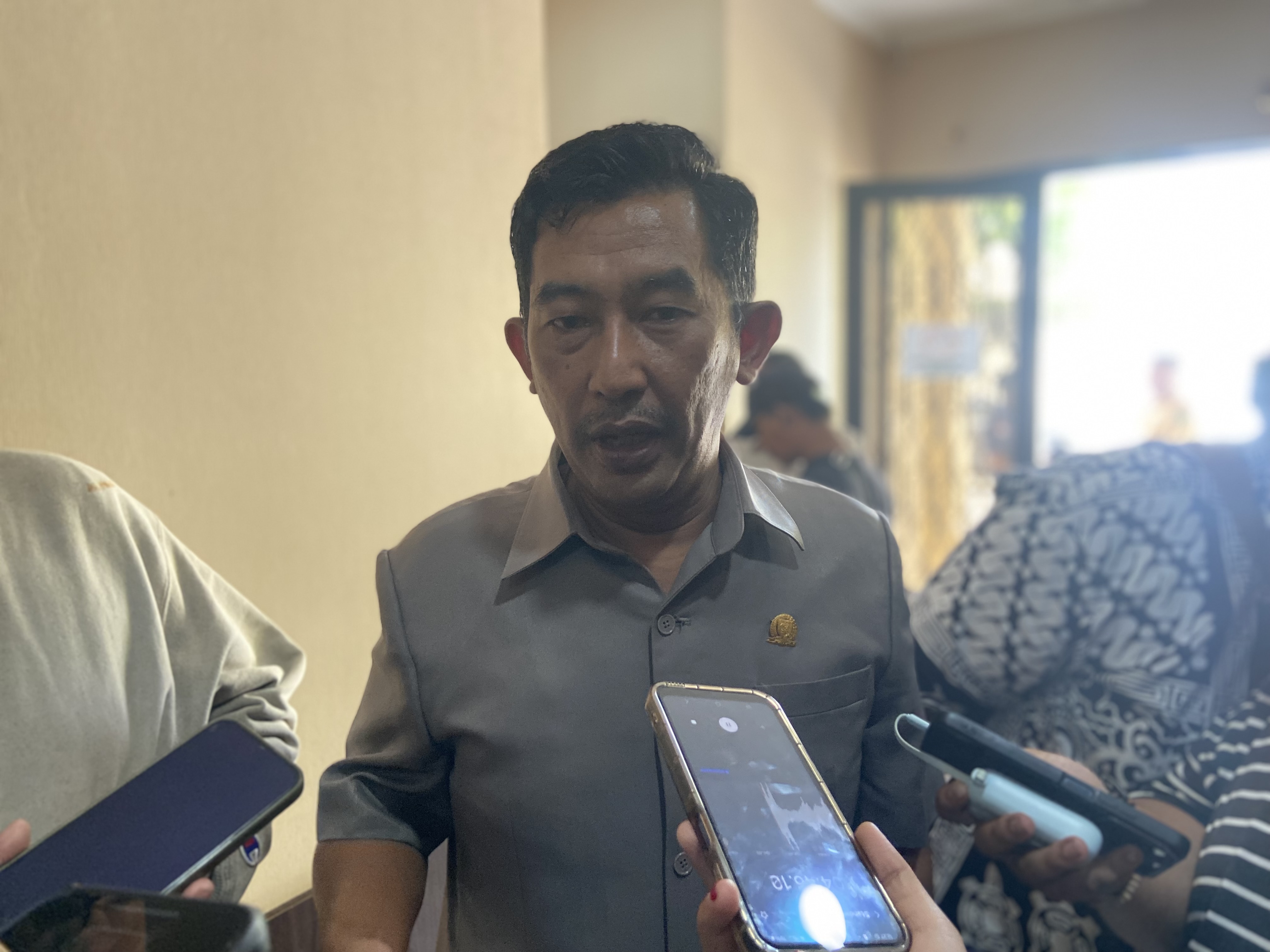 DPC PDI Perjuangan Kabupaten Berau, Rudi P Mangunsong. (ARTA KUSUMA YUNANDA/BP)