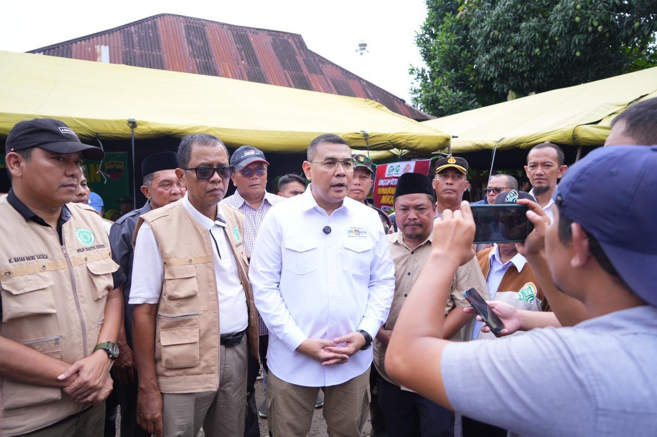 KORBAN BENCANA: Wakil Menteri ATR/bPN Ossy Dermawan memastikan masyarakat terdampak bencana akan mendapatkan layanan optimal dalam penggantian sertifikat tanah. (ATR/BPN)