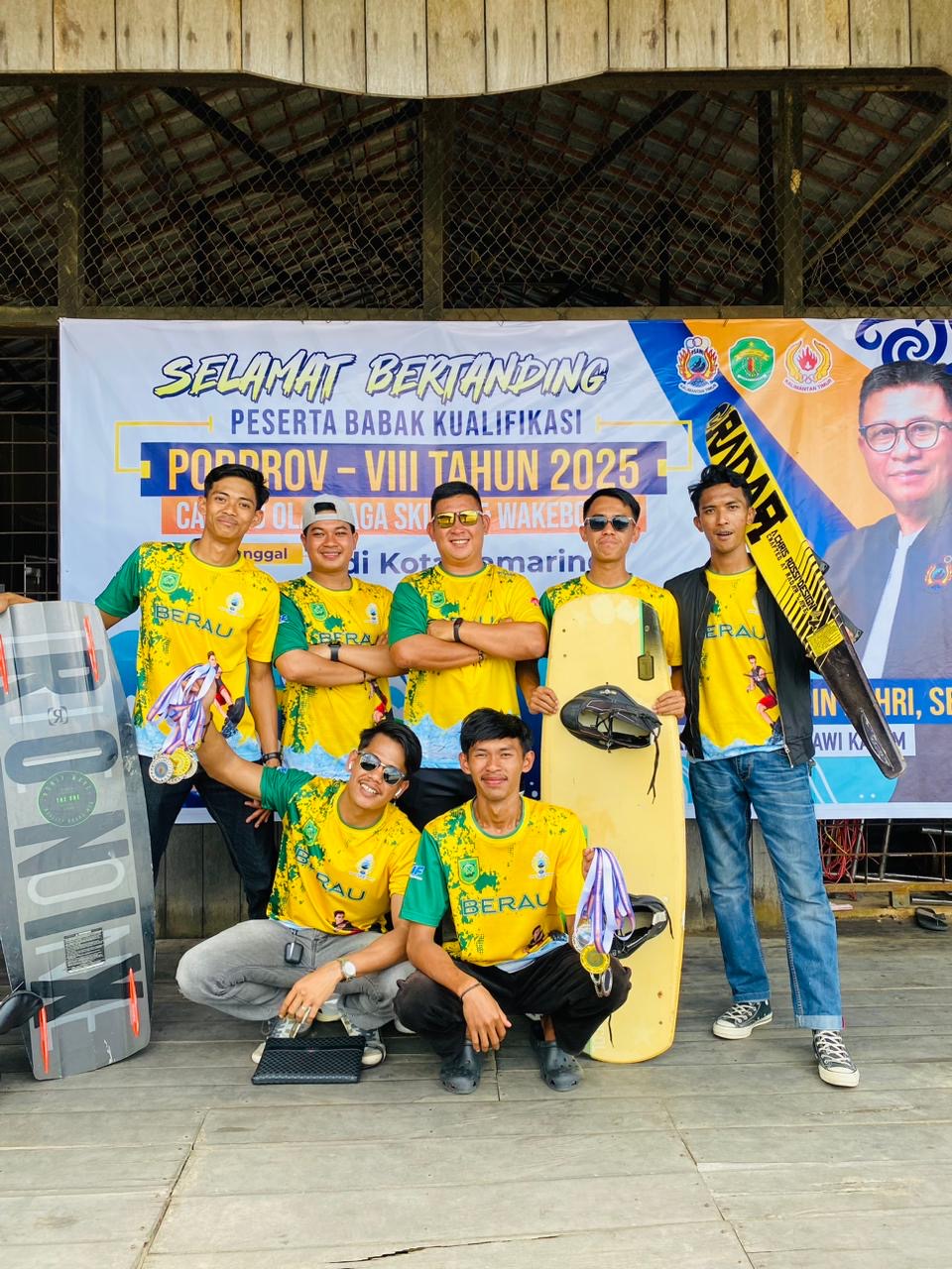 OPTIMISTIS: Cabor Ski Air dan Wakebord Berau, percaya diri untuk bisa tampil maksimal di Porprov 2026 mendatang. (ARTA KUSUMA YUNANDA/BP)