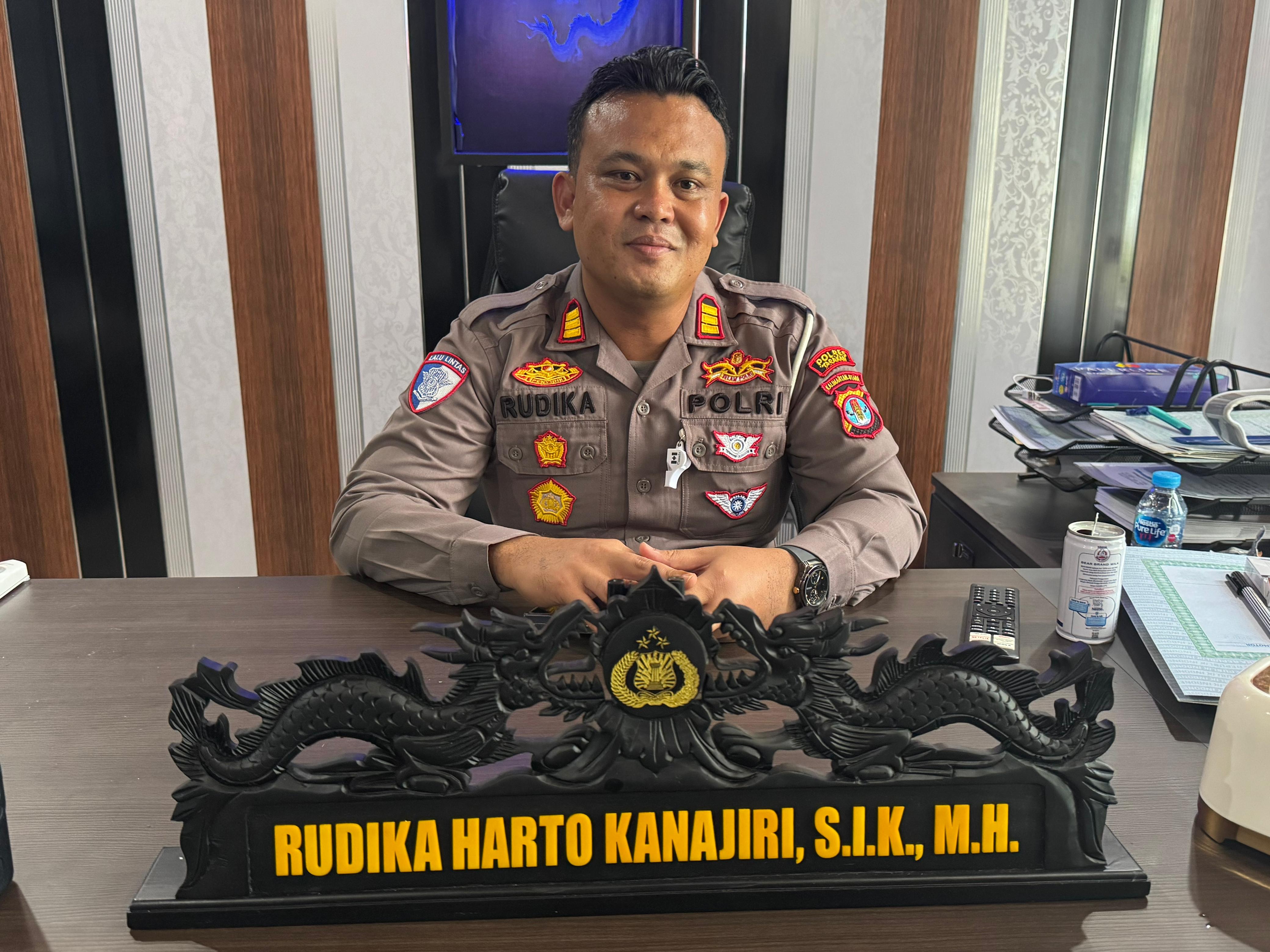 Kasat Lantas Polres Tarakan AKP Rudika Harto Kanajiri. (SEPTIAN ASMADI/HRK)