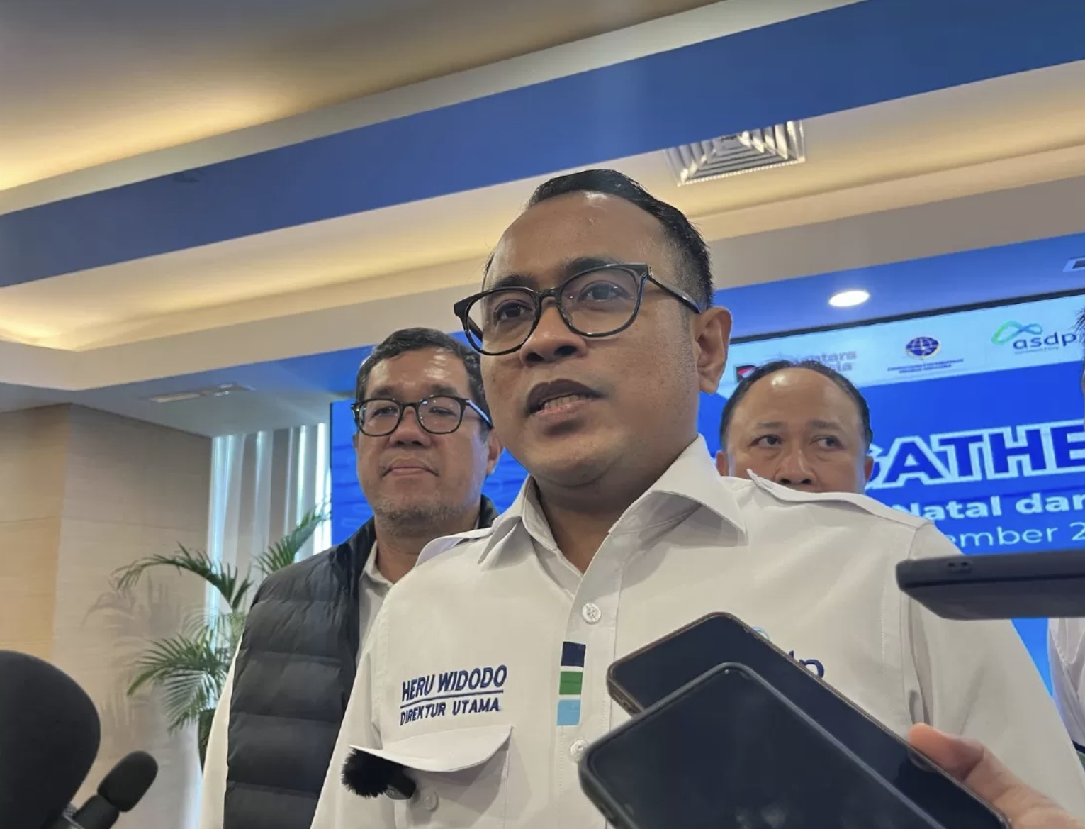 Direktur Utama PT ASDP Heru Widodo. (Nurul F/ JawaPos.com)