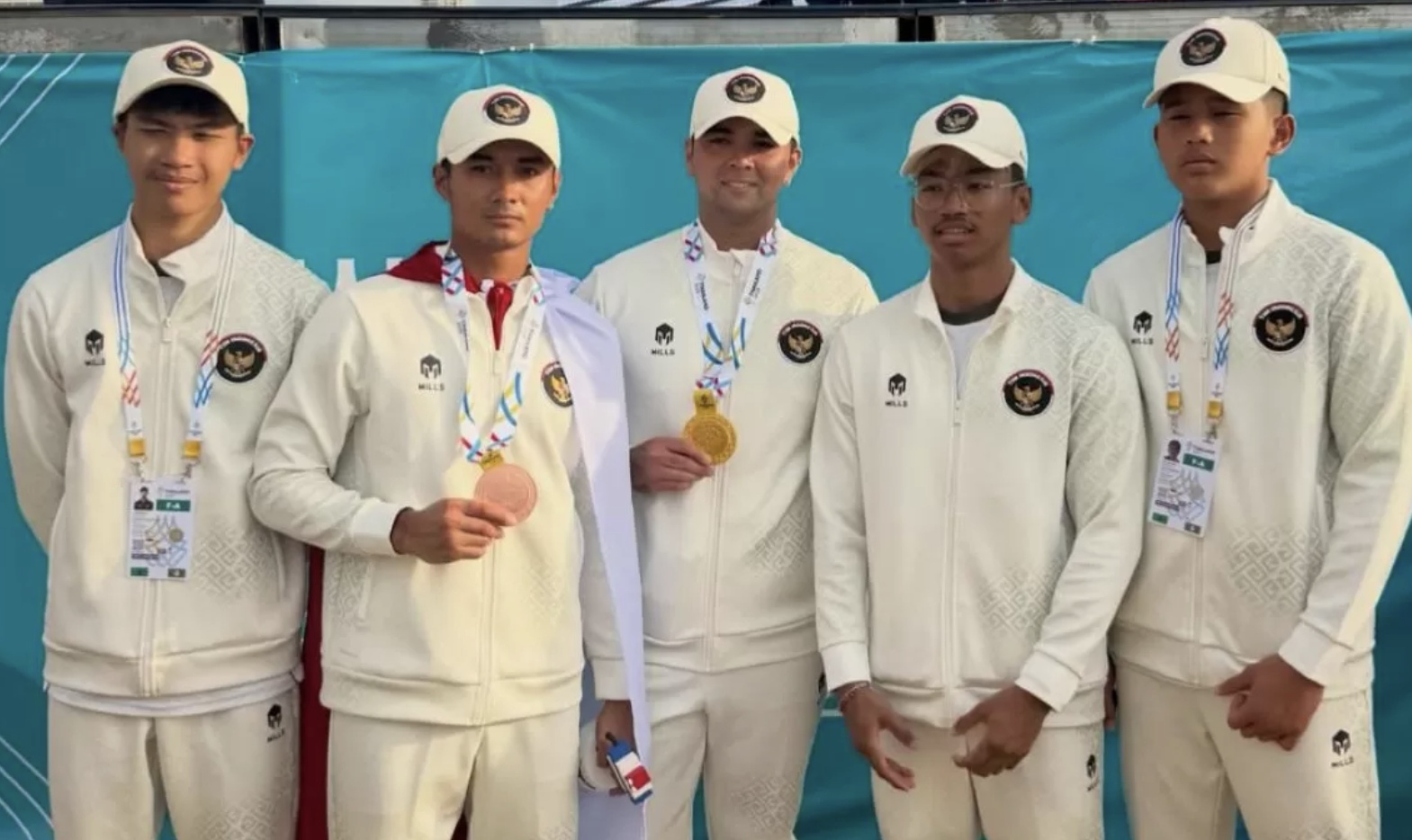 Tim jetski Indonesia meraih satu emas dan satu perunggu dalam SEA Games 2025. (Dok: Instagram Aero Aswar)