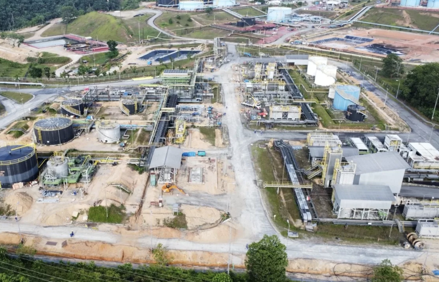 Foto Udara lapangan migas CEOR di Zona Rokan. (Dok. Pertamina)