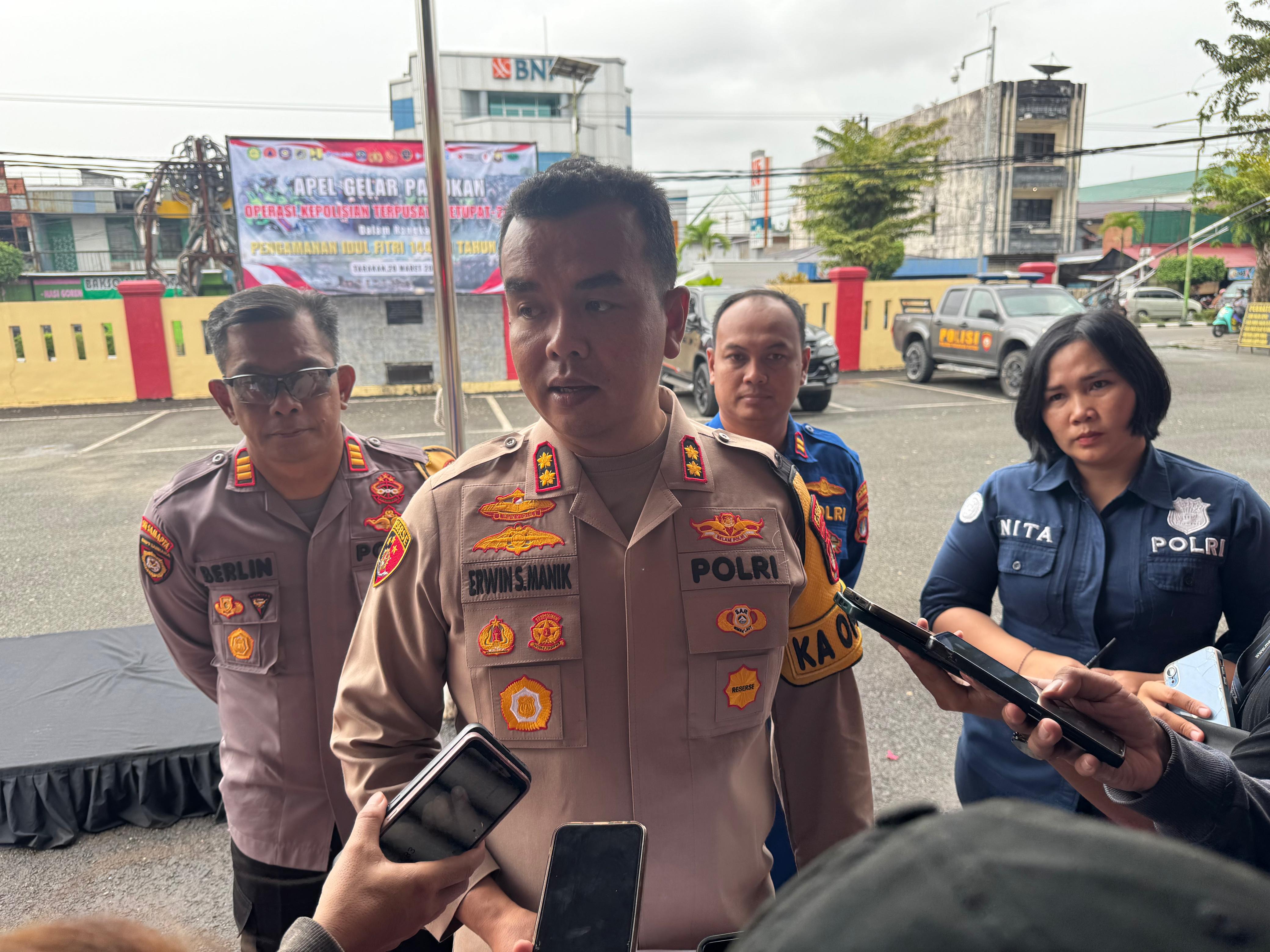 Kapolres Tarakan AKBP Erwin Syaputra Manik. (HRK)
