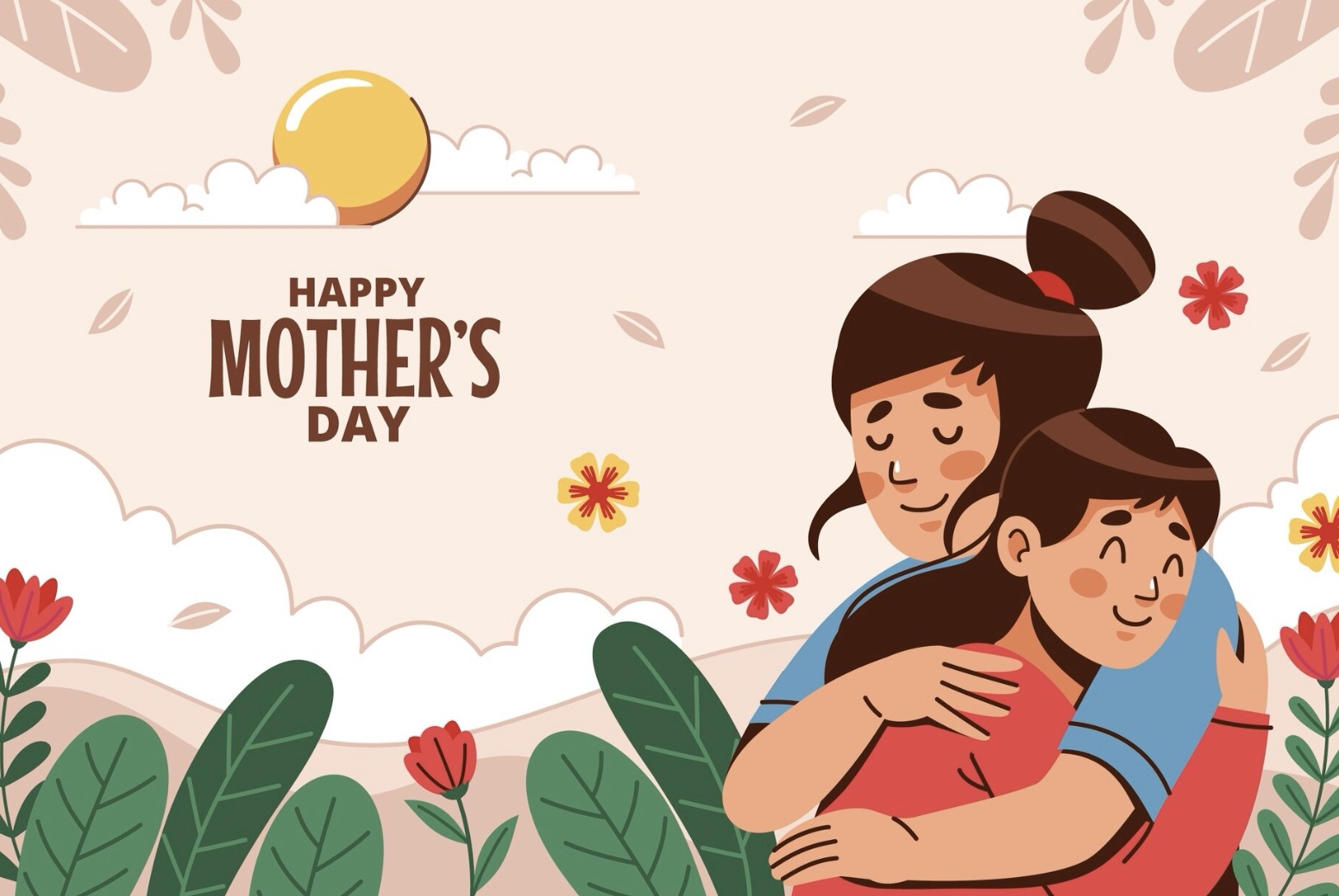 Ilustrasi Selamat Hari Ibu. (Freepik)