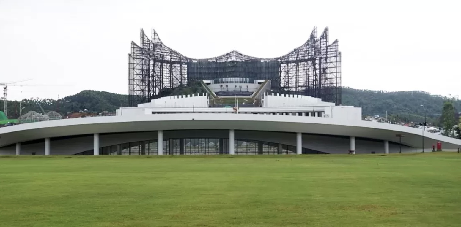Istana negara Ibu Kota Nusantara (IKN). (Edy Pramana/ JawaPos.com)