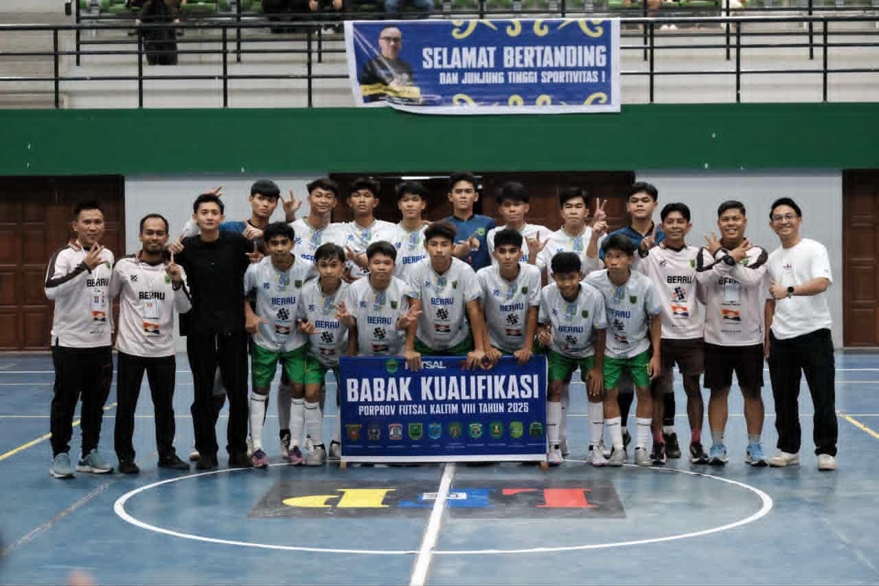 PASTIKAN LOLOS: Tim Putra Berau dipastikan akan ikut andil di Porprov 2026 mendatang. (ARTA KUSUMA YUNANDA/BP)