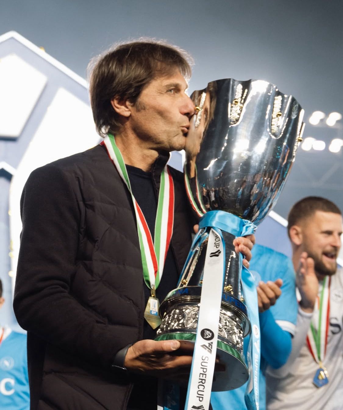 Pelatih Napoli Antonio Conte. (Instagram: @officialsscnapoli)