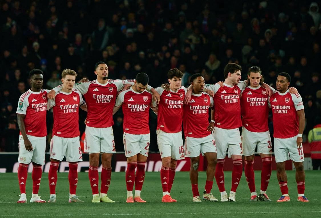 Arsenal bersiap melawan Chelsea. (Instagram: @arsenal)