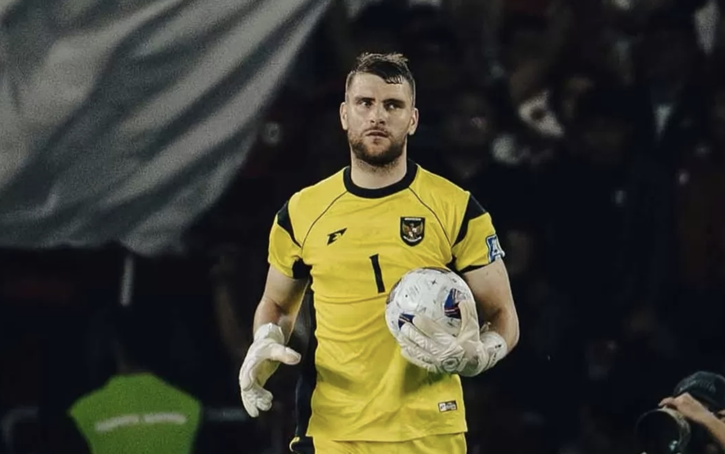 Kiper Timnas Indonesia Maarten Paes. (Instagram Maarten Paes)