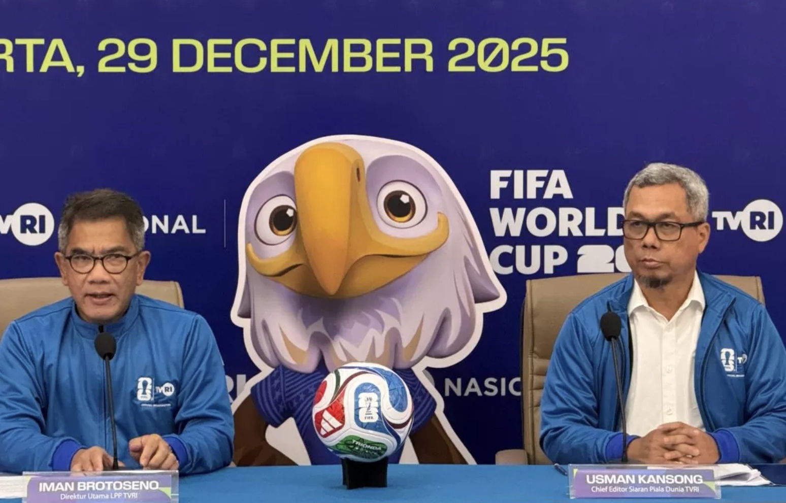 TVRI resmi menjadi pemegang hak siar Piala Dunia 2026 untuk wilayah Indonesia. (Istimewa)