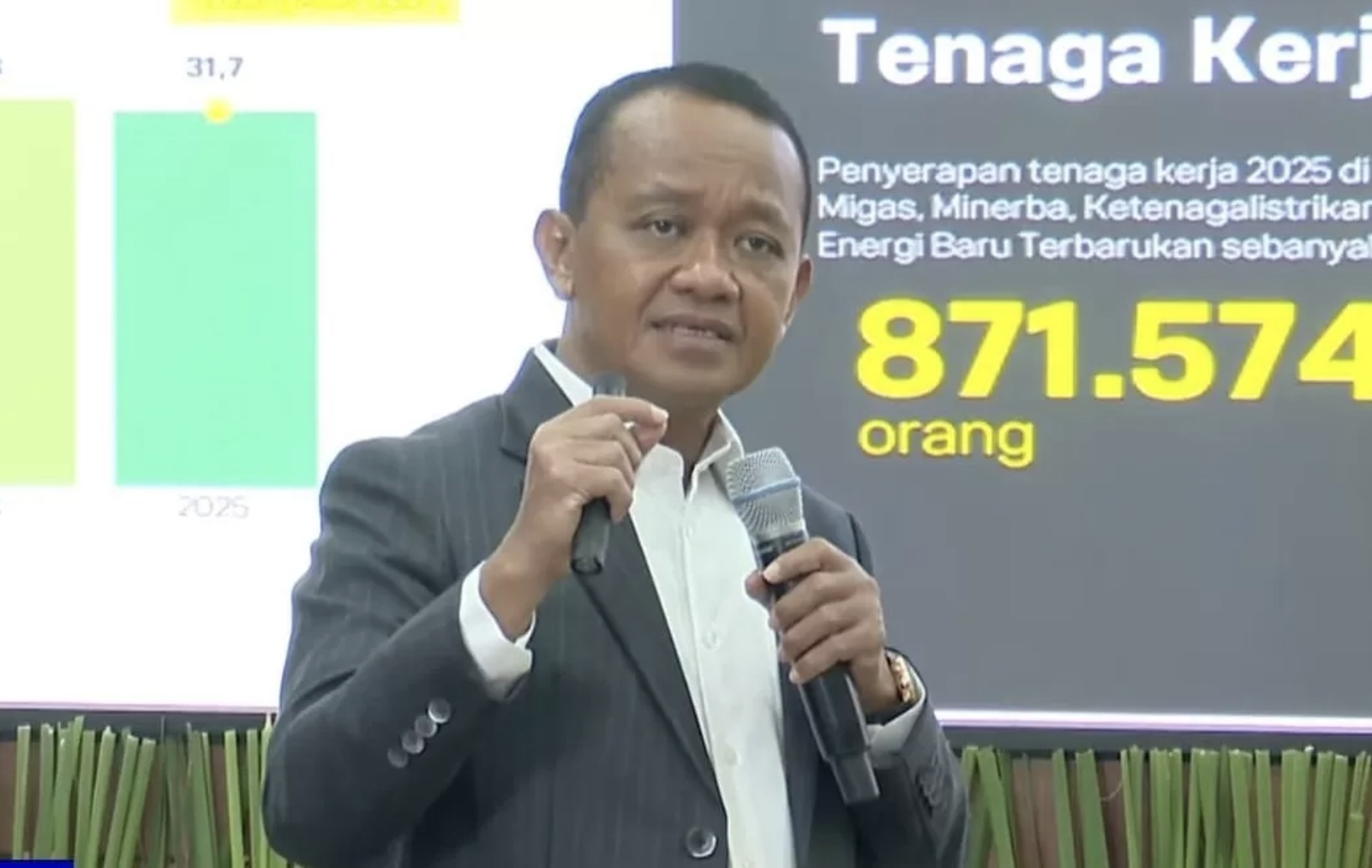 Menteri ESDM Bahlil Lahadalia. (YouTube: Kementerian ESDM)