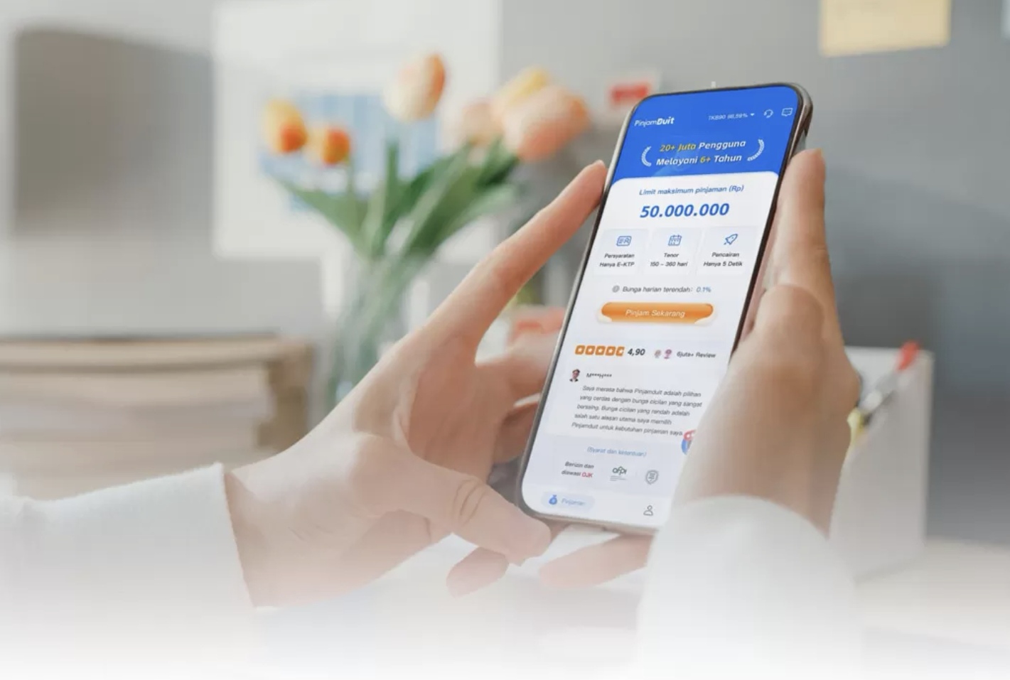 Ilustrasi pemanfaatan fintech P2P. (Istimewa)