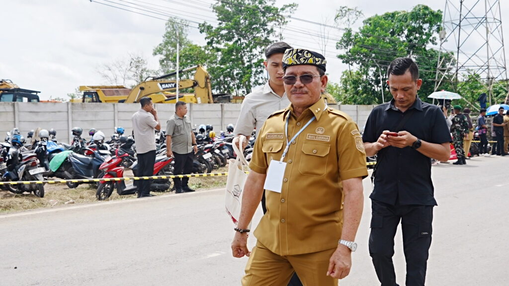 PENDIDIKAN: Wagub Kaltara Ingkong Ala hadiri peresmian Sekolah Rakyat Terintegrasi (STR) 9 Banjarbaru di Kalsel. (DKISP KALTARA)