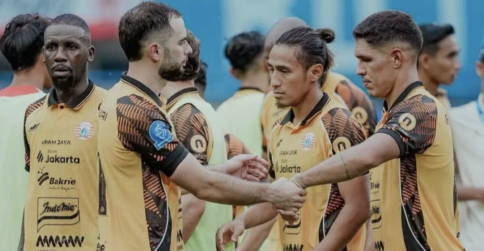 Para pemain Persija Jakarta. (Instagram: @persija)
