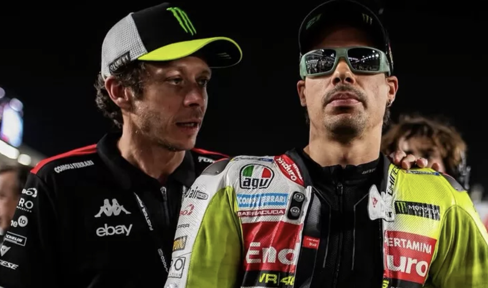 Valentino Rossi dan Franco Morbidelli. (Instagram @frankymorbido)