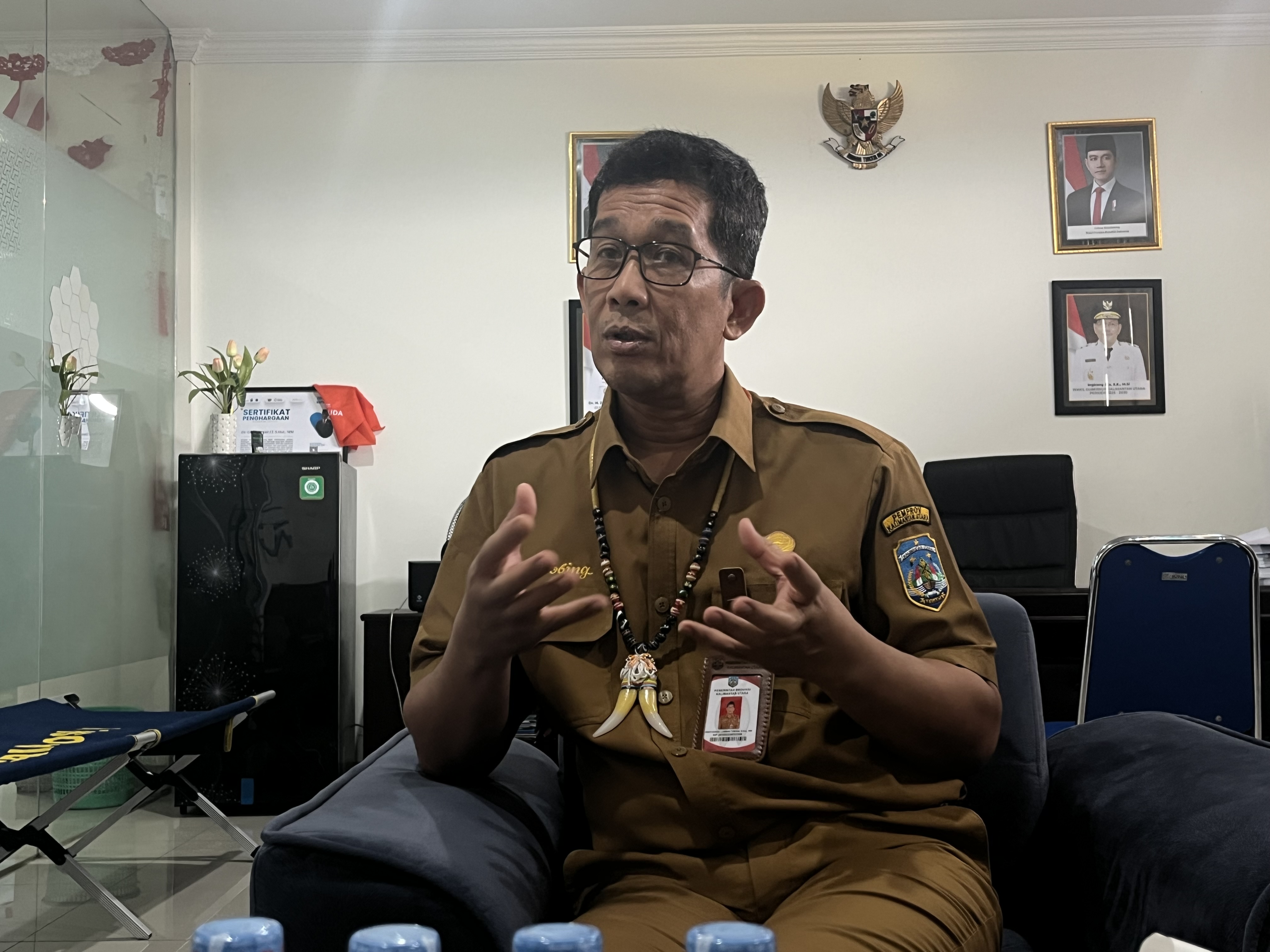 Kepala Dinas Sosial (Dinsos) Kaltara Obed. (HRK)