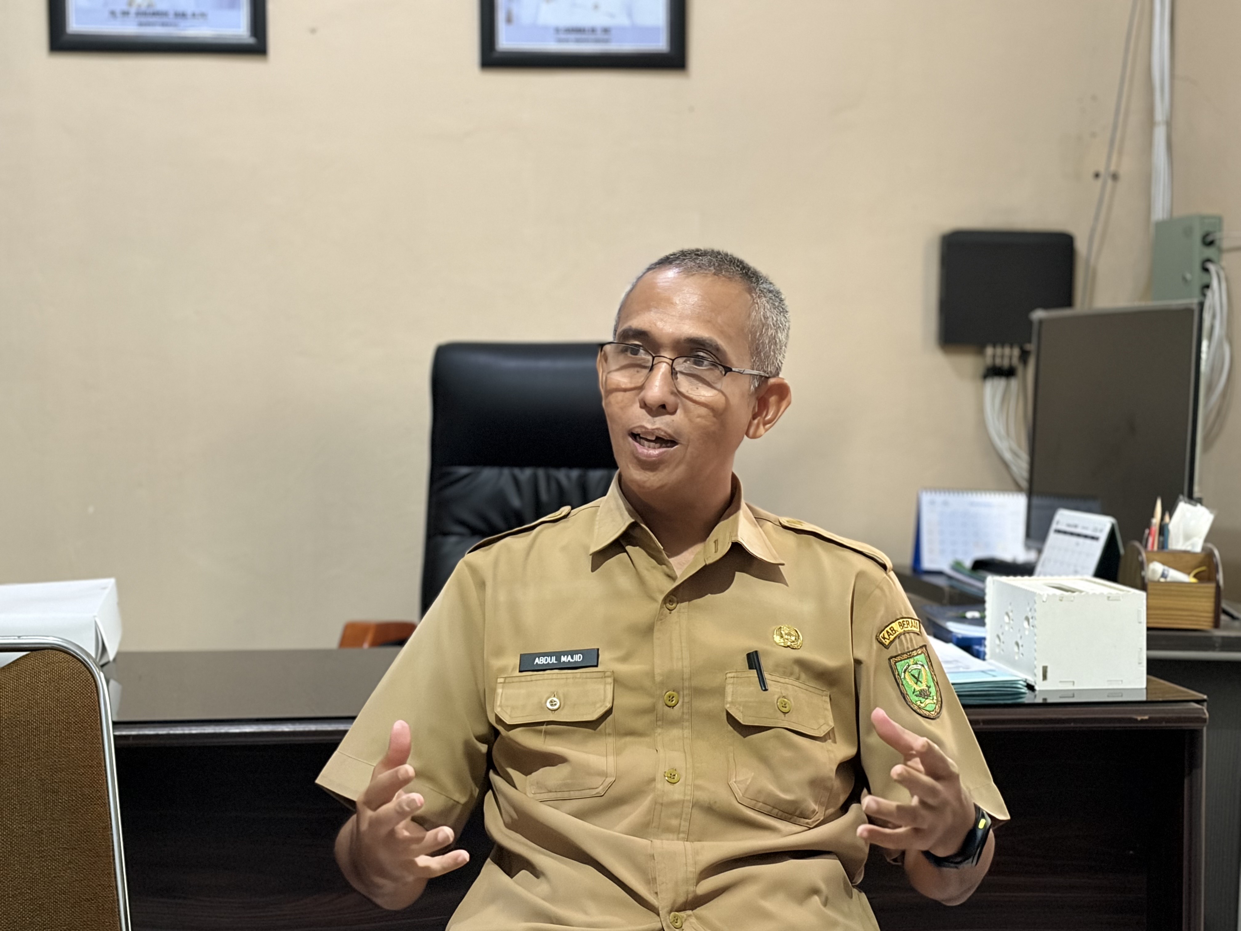 Kepala Diskan Berau, Abdul Majid. (IZZA/BP)