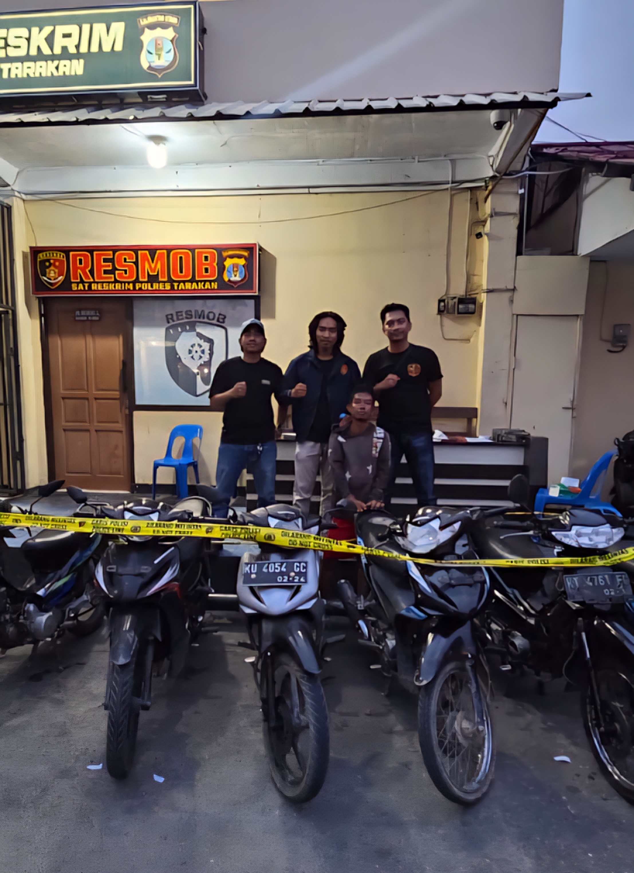RESIDIVIS CURANMOR: Tersangka RS kembali diamankan personel Satreskrim Polres Tarakan. (POLRES TARAKAN UNTUK HRK)