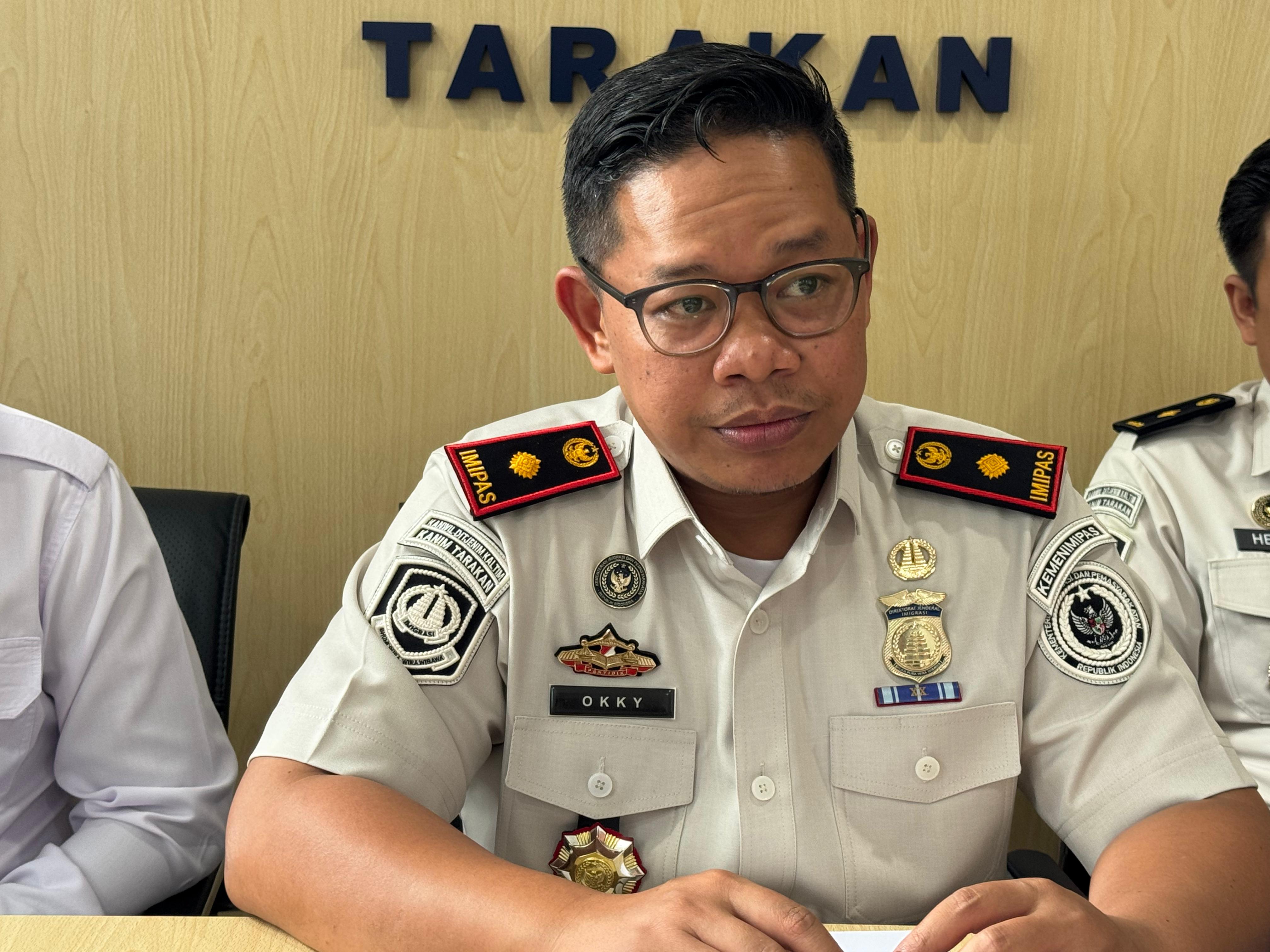 Kepala Kantor Imigrasi Kelas II TPI Tarakan, Okky Setiyawan. (SEPTIAN ASMADI/HRK)