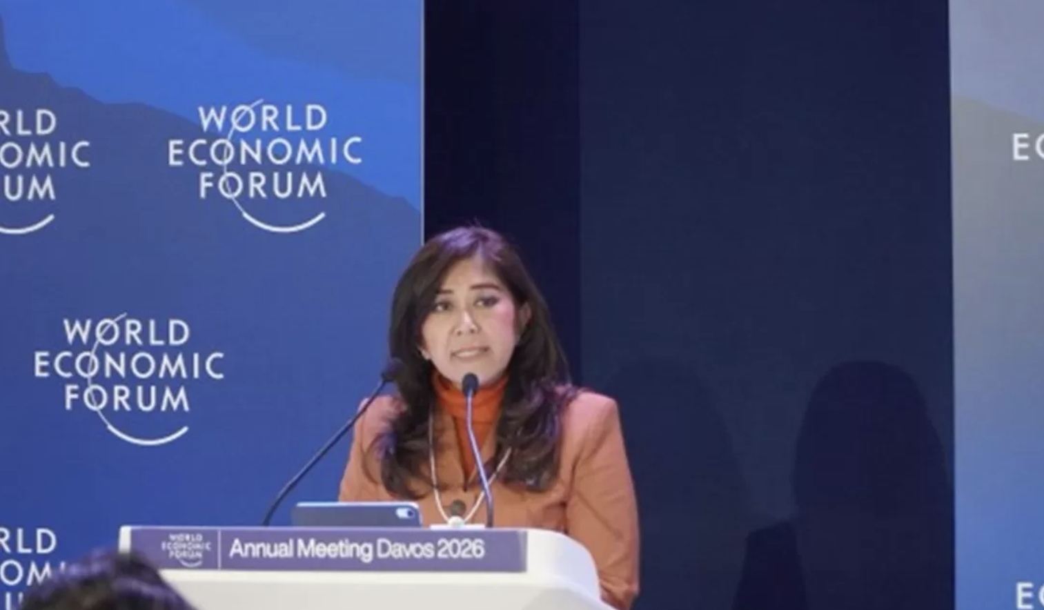 Meutya Hafid dorong integrasi digital ASEAN dengan QRIS dan DEFA. Panel WEF 2026 tunjukkan Indonesia sebagai motor ekonomi digital regional. (IST)