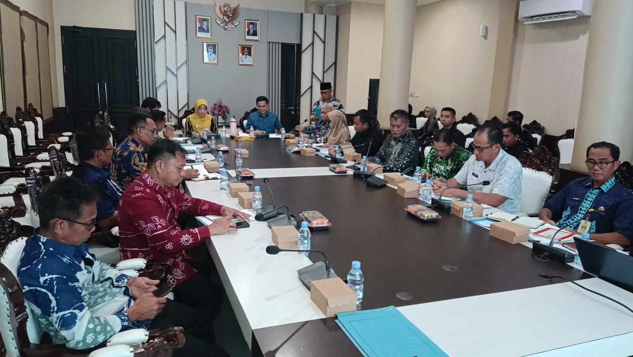 PERSIAPAN PAW: Pemkab Berau melaksanakan Rapat Forkopimda membahas kesiapan pelaksanaan pemilihan kepala kampung PAW 2026. (SENO/BP)