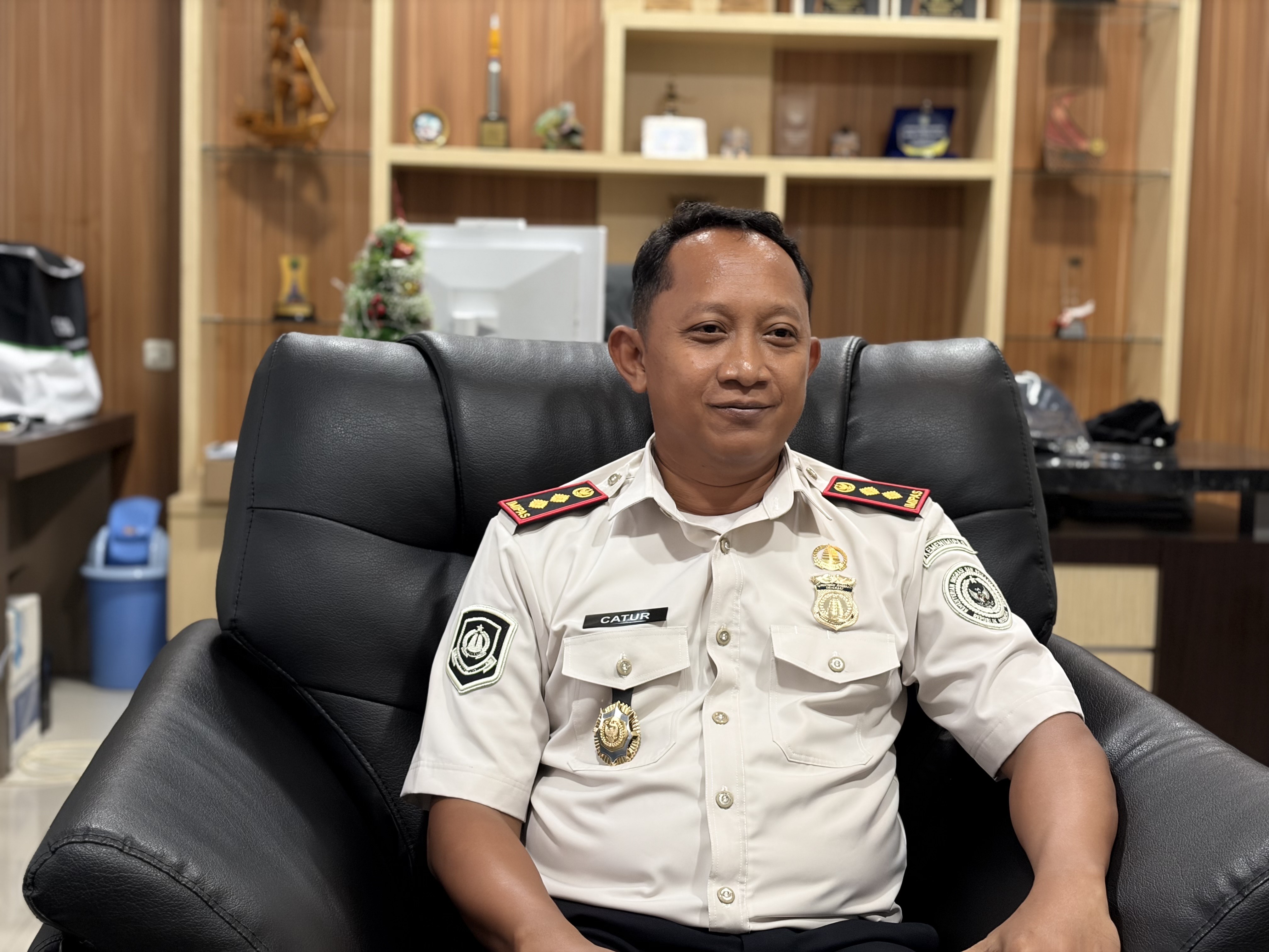 Kepala Kantor Imigrasi Kelas III Non TPI Tanjung Redeb, Catur Apriyanto. (IZZA/BP)