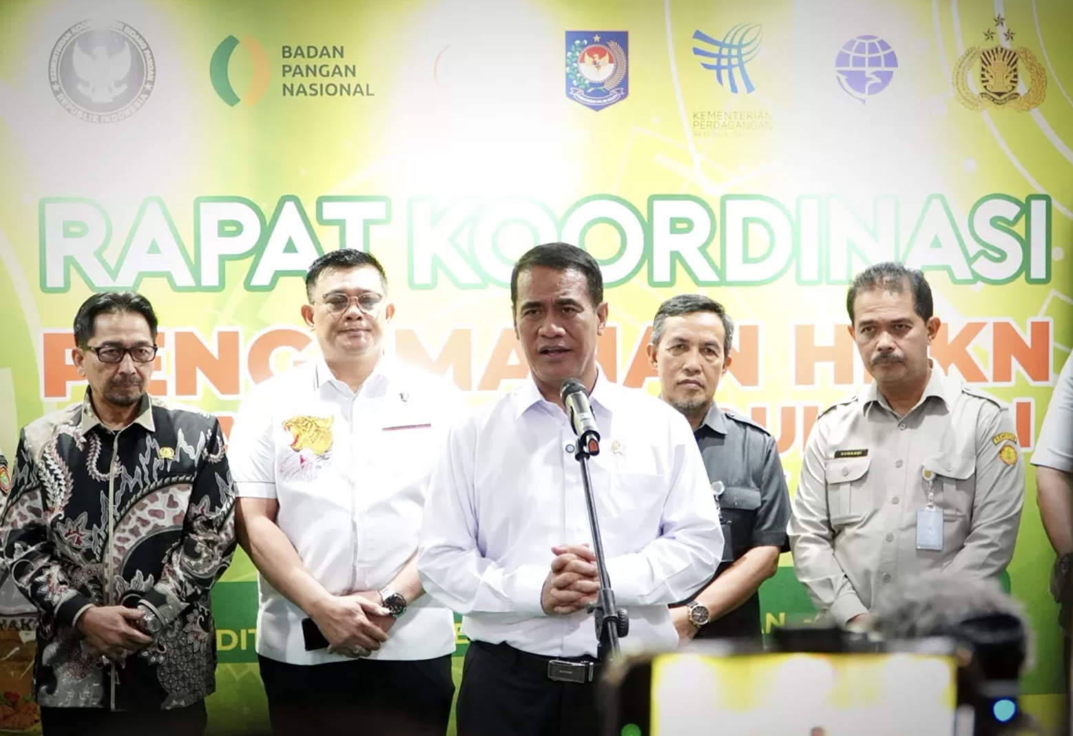 Kepala Badan Pangan Nasional (Bapanas) sekaligus Menteri Pertanian Andi Amran Sulaiman di Jakarta pada Kamis (22/1/2026)/(Istimewa).