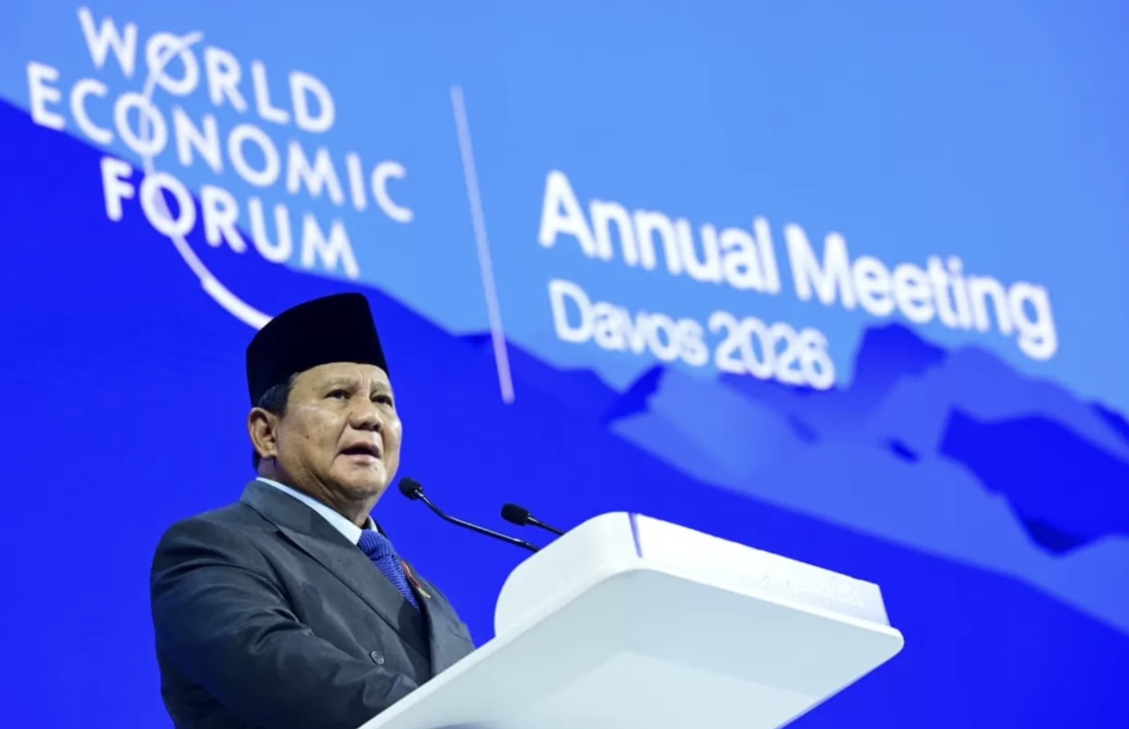 Presiden RI Prabowo Subianto dalam Forum tahunan World Economic Forum (WEF) 2026. (Istimewa).