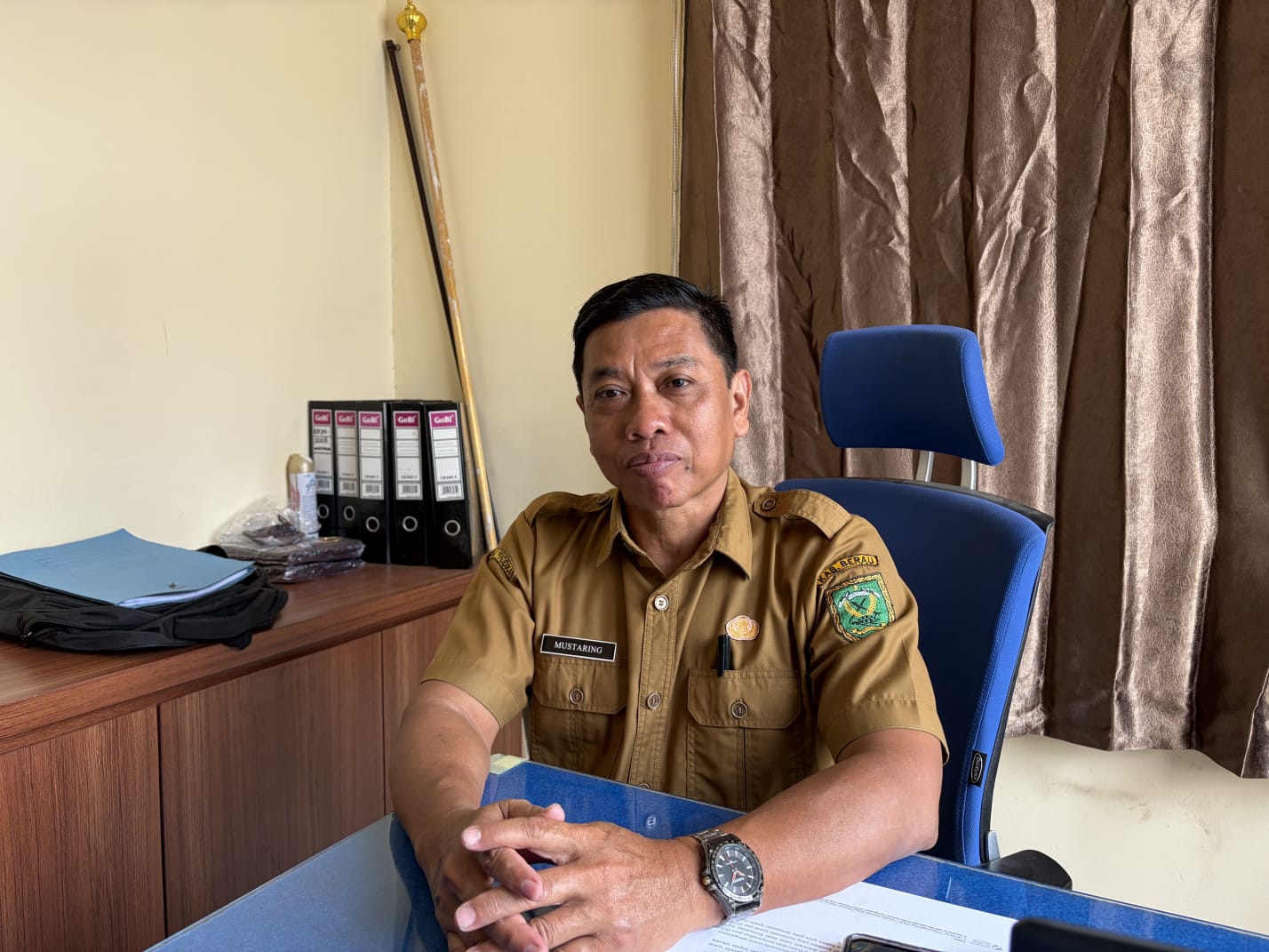 Kepala Bidang Pembinaan Pendidik dan Tenaga Kependidikan (P2TK) Dinas Pendidikan Kabupaten Berau, Mustaring. (IZZA/BP)