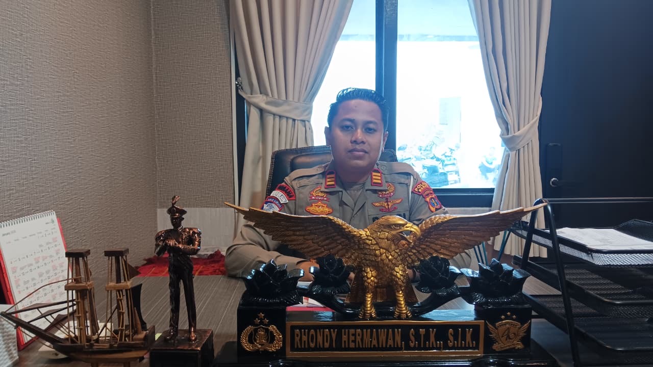 Kasat Lantas Polres Berau, AKP Rhondy. (ARTA KUSUMA YUNANDA/BP)
