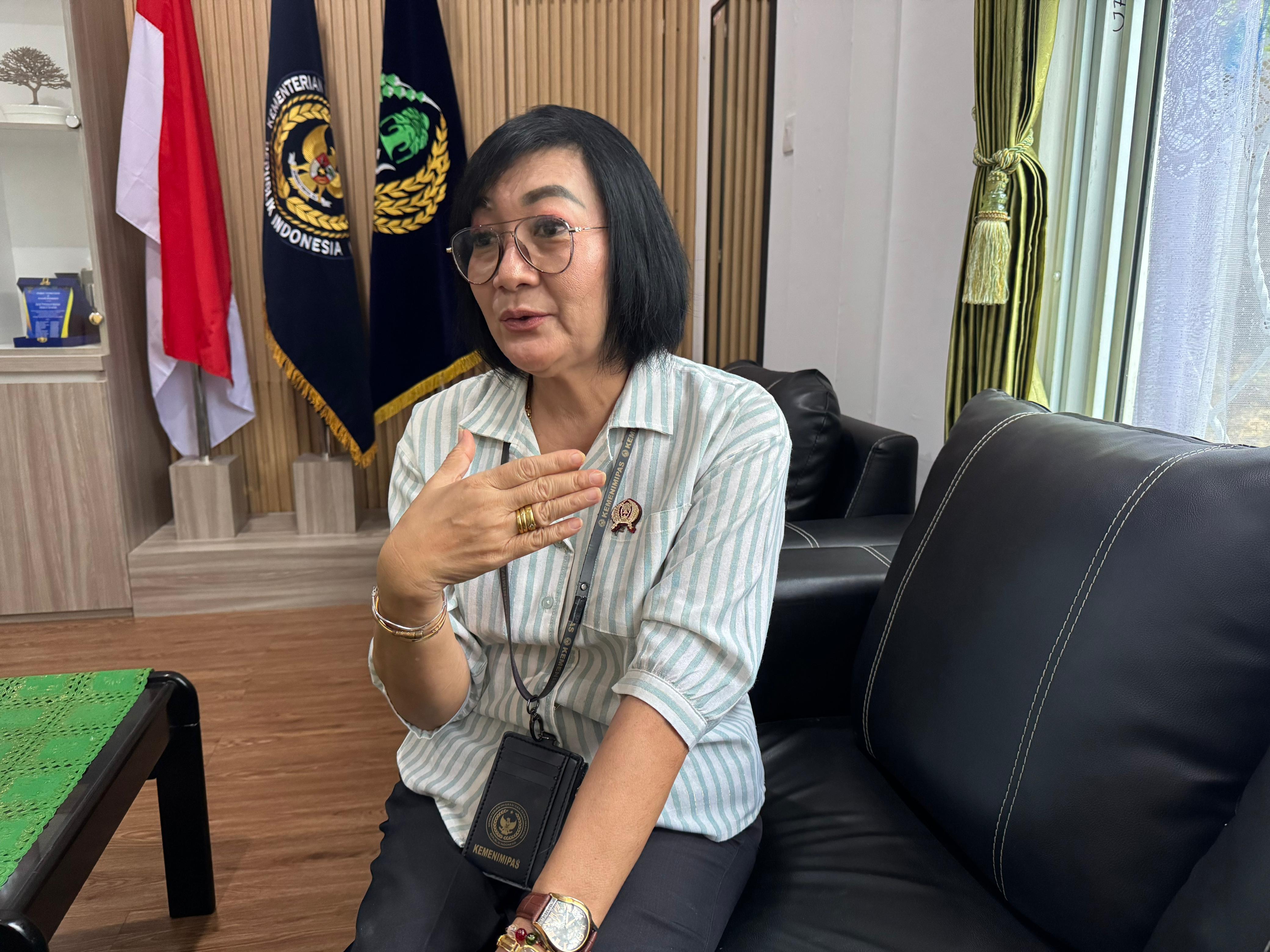 Kepala Bapas Kelas II Tarakan, Rita Ribawati. (SEPTIAN ASMADI/HRK)