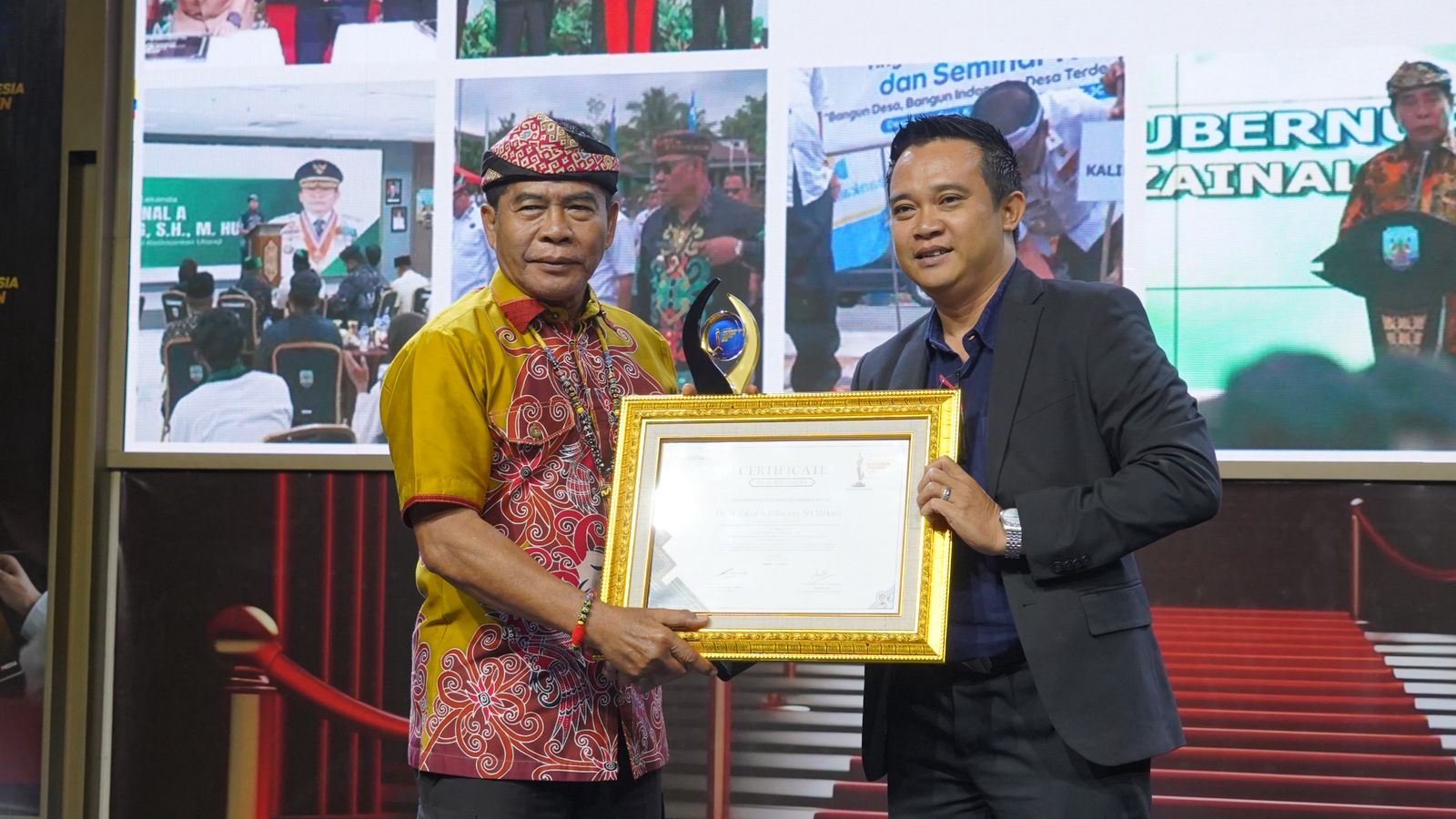 PRESTASI: Gubernur Kaltara Zainal A. Paliwang, menerima penghargaan The Best Governor 2026. (DKISP KALTARA)