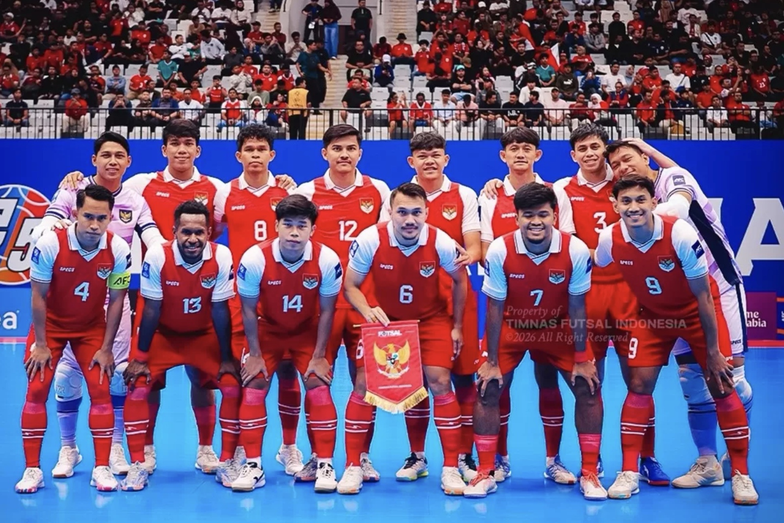 Timnas Indonesia tantang Iran, raksasa Asia pada final AFC Futsal Asian Cup. (instagram.com/@timnasfutsal)