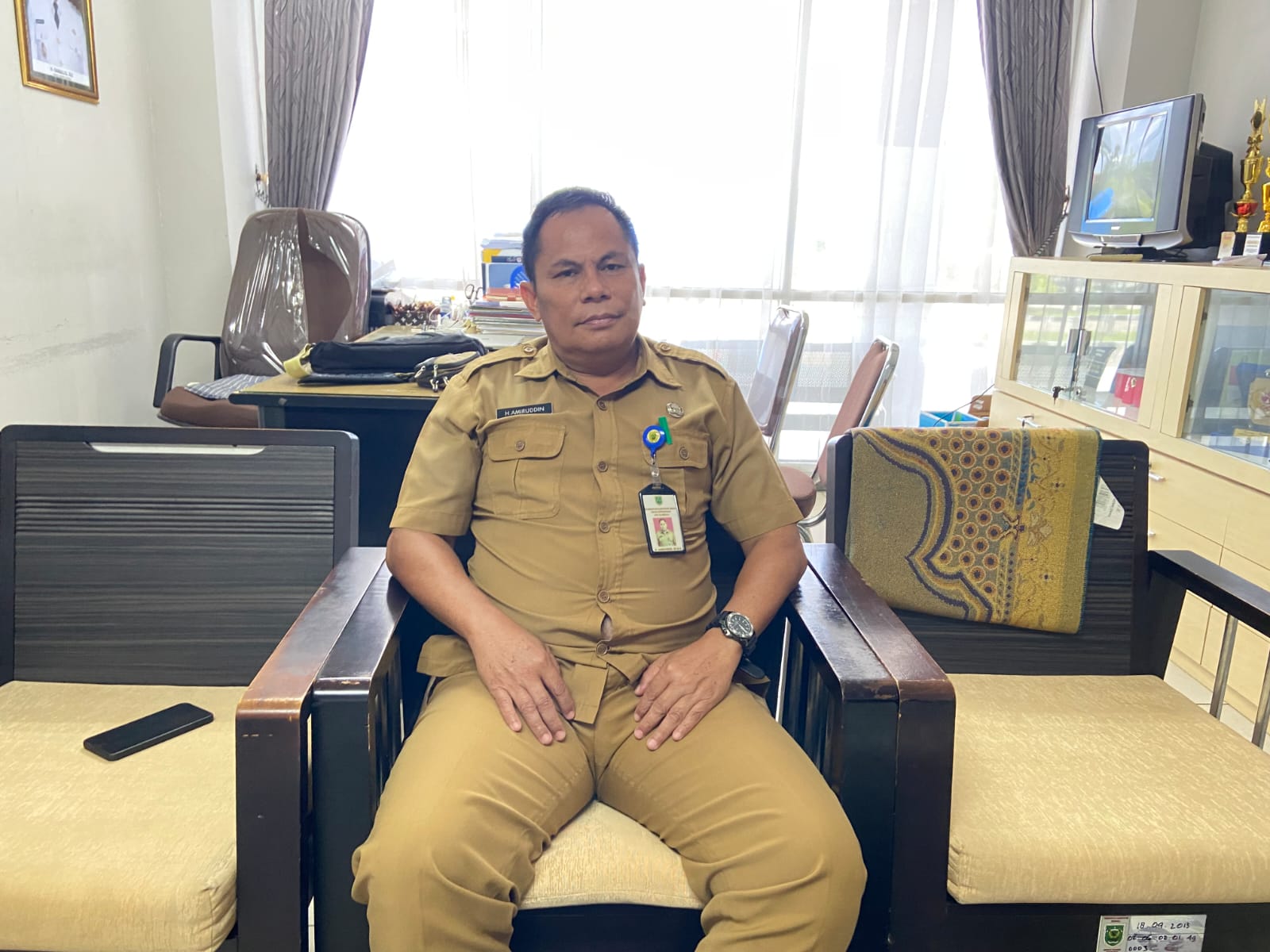 Kepala Dispora Berau, Amiruddin. (ARTA KUSUMA YUNANDA/BP)