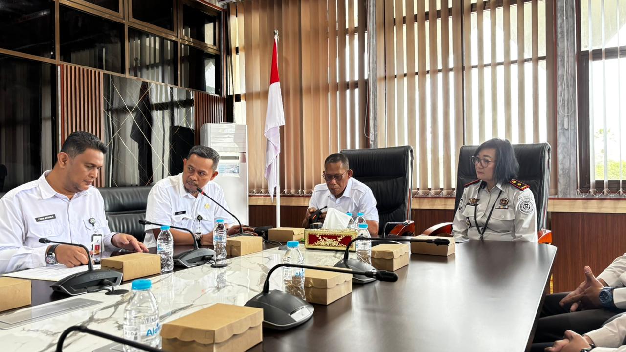 KERJA SAMA: Bapas Kelas II Tarakan lakukan audiensi dengan Bupati Bulungan Syarwani. (BAPAS TARAKAN UNTUK HRK)