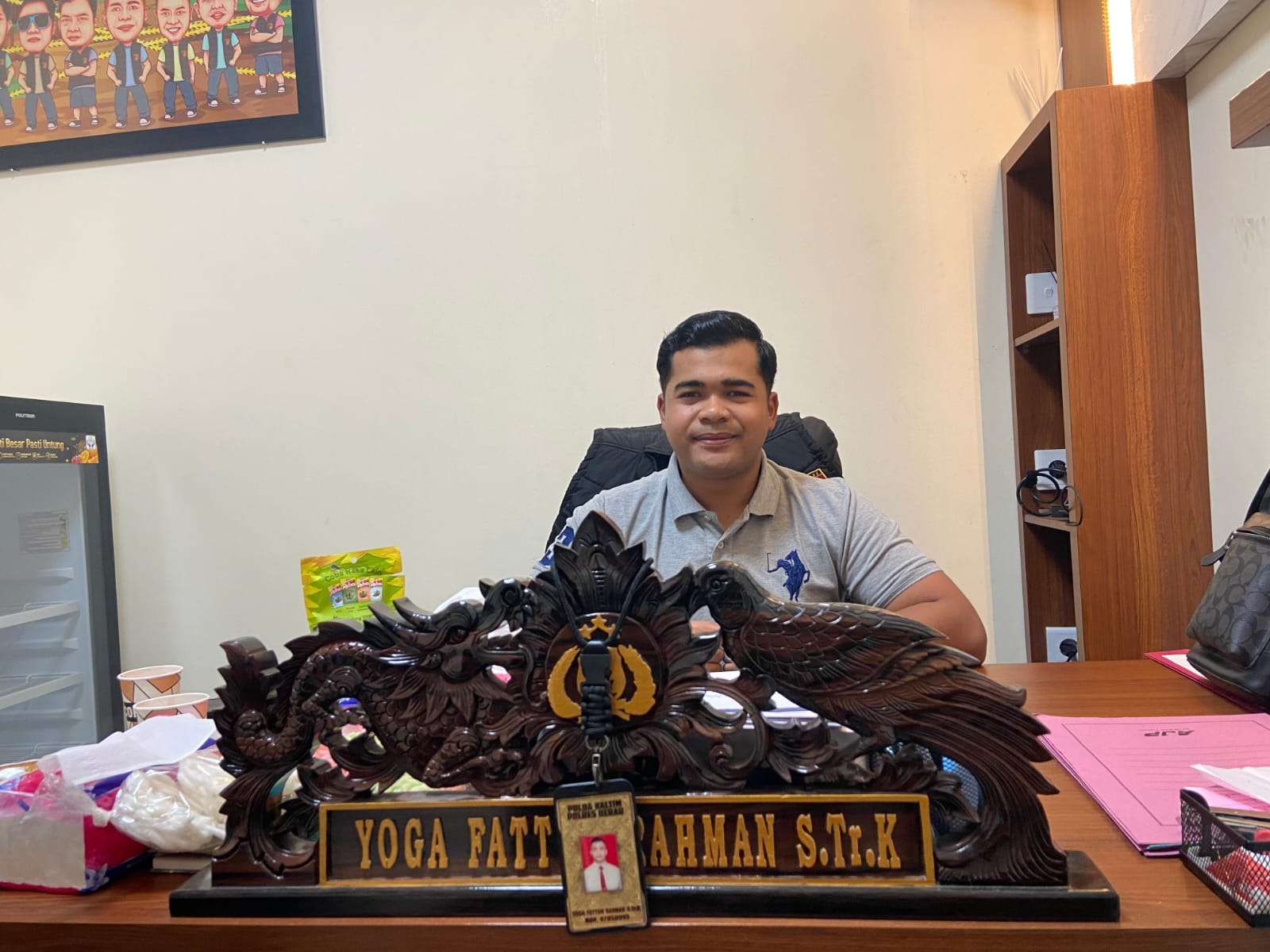 Kanit Tipiter Polres Berau, Iptu Yoga Fattur Rahman. (ARTA KUSUMA YUNAND/BP)