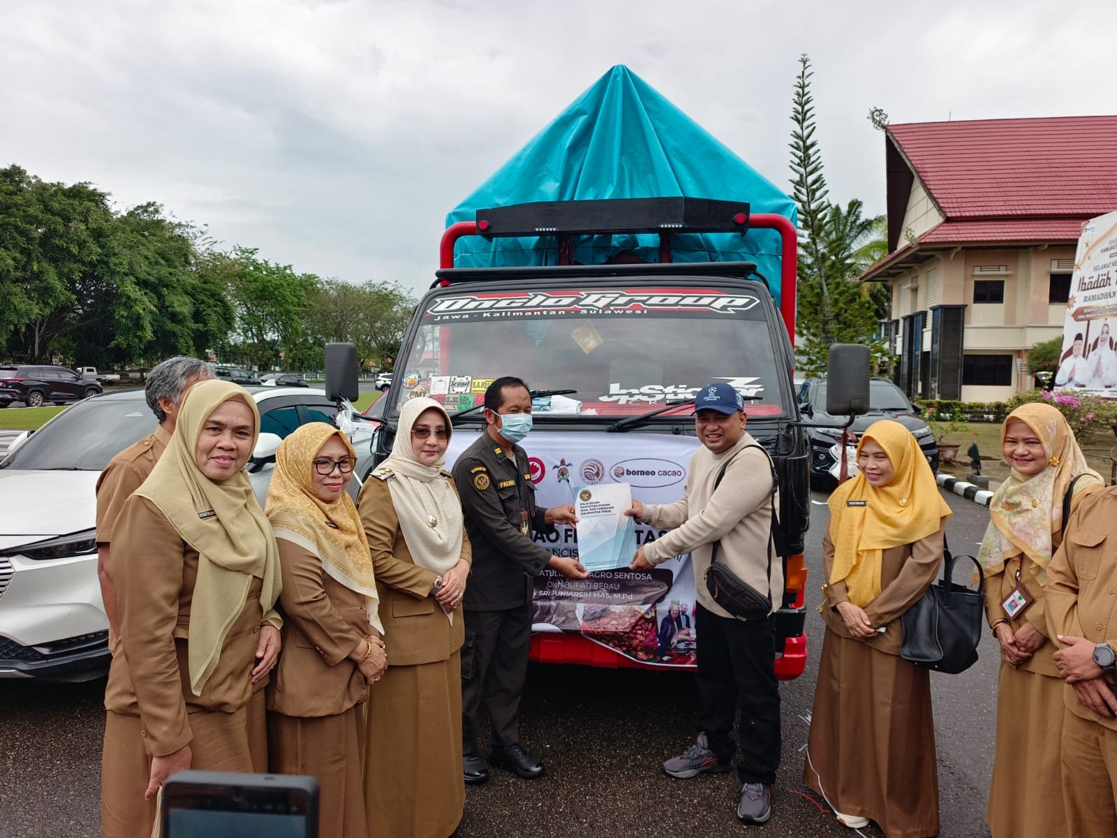 EKSPOR: Kabupaten Berau kembali melakukan ekspor biji kakao sebanyak 10 ton ke Prancis. (SENO/BP)
