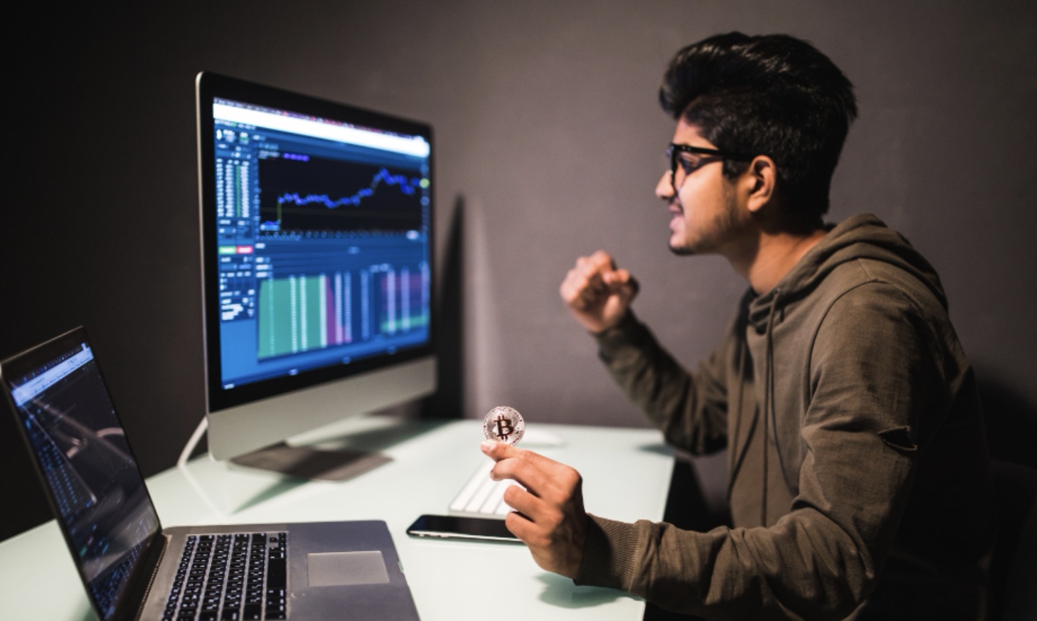 Ilustrasi trading. (Istimewa)