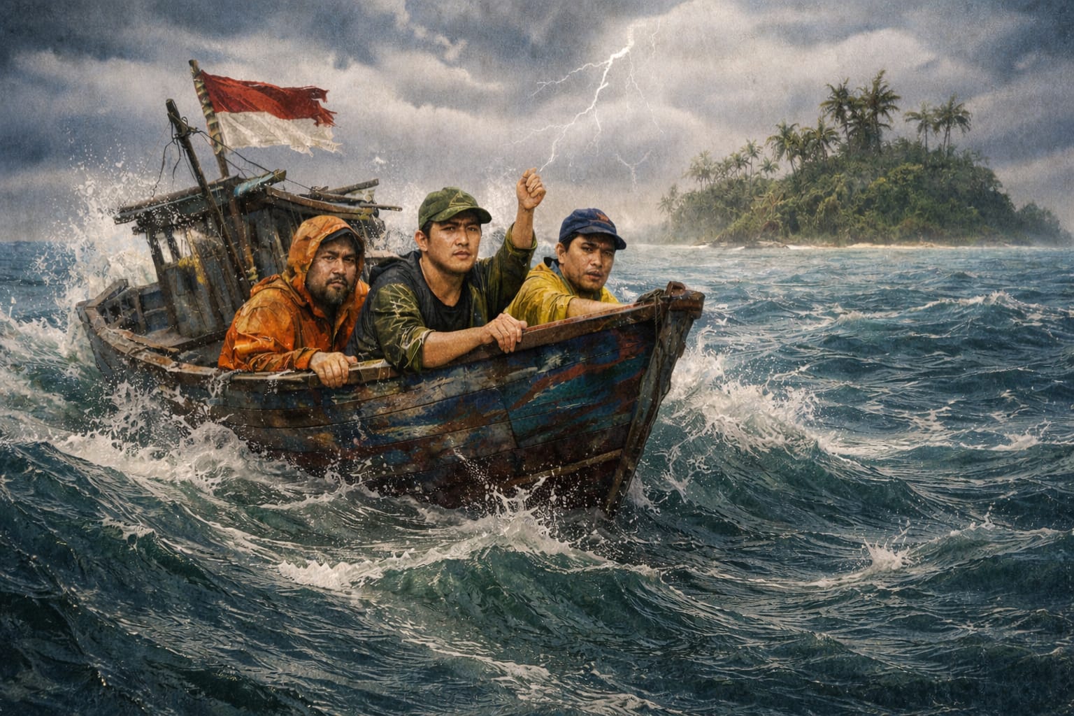 ILUSTRASI: Tiga warga Tanjung Redeb diketahui hilang saat melaut di perairan Pulau Derawan. (IST)